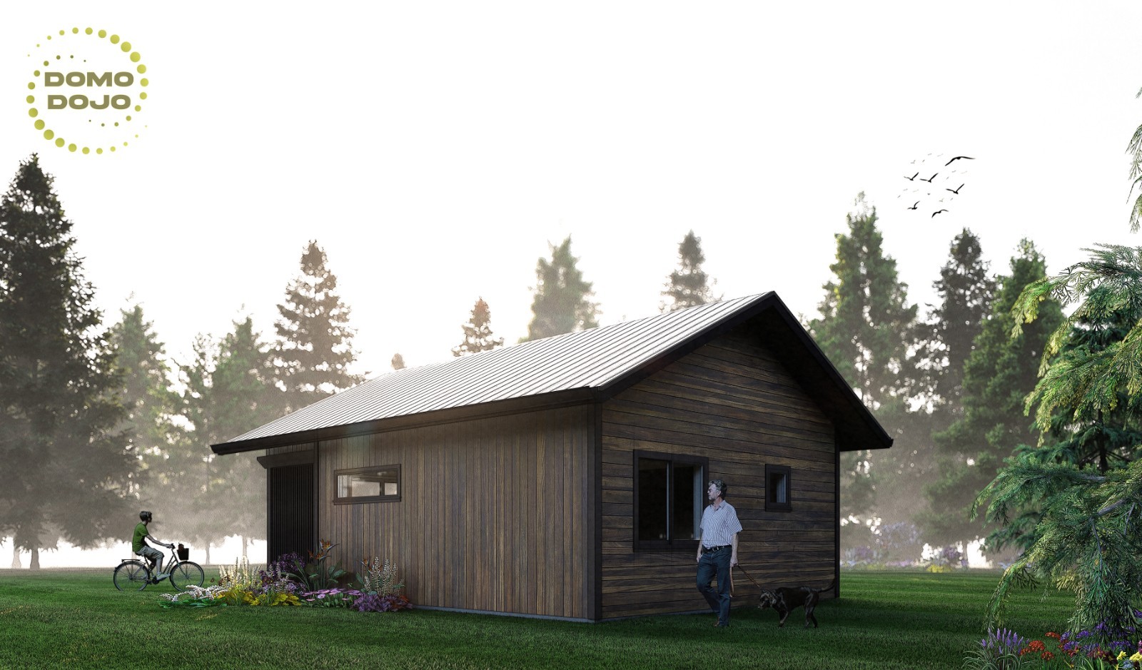 Cozy Cabin ADU Plans – PDF Downloadable Blueprint