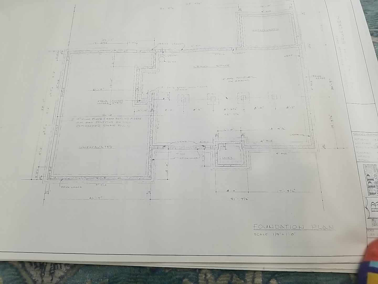 1993 Architectural Plans for 2 Story House,Garage &Porch 3931 Sq Ft