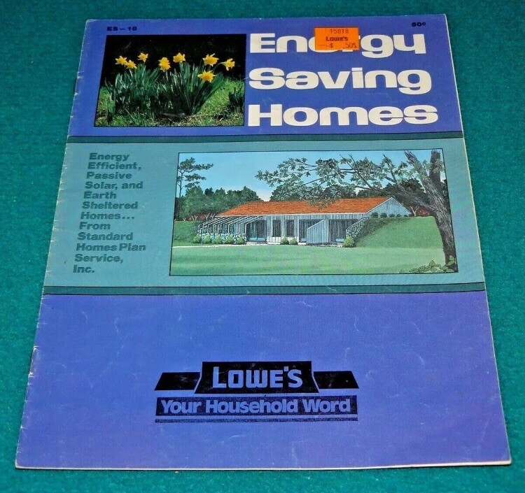 Vintage : HOUSE PLANS «Energy Saving Homes» LOWE’S @ Southern UNITED STATES