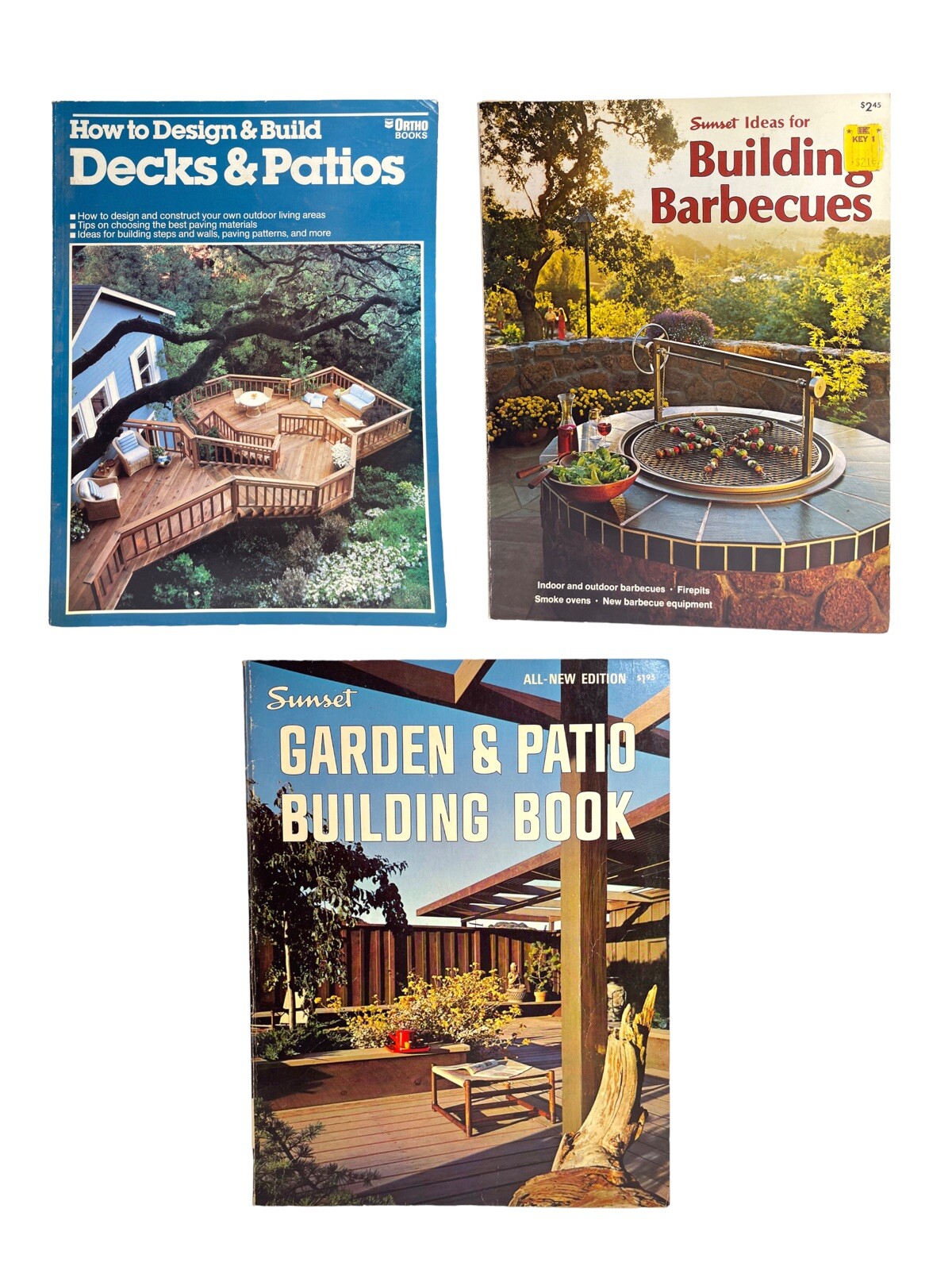 decks & patios; building barbeques; garden & patio building books