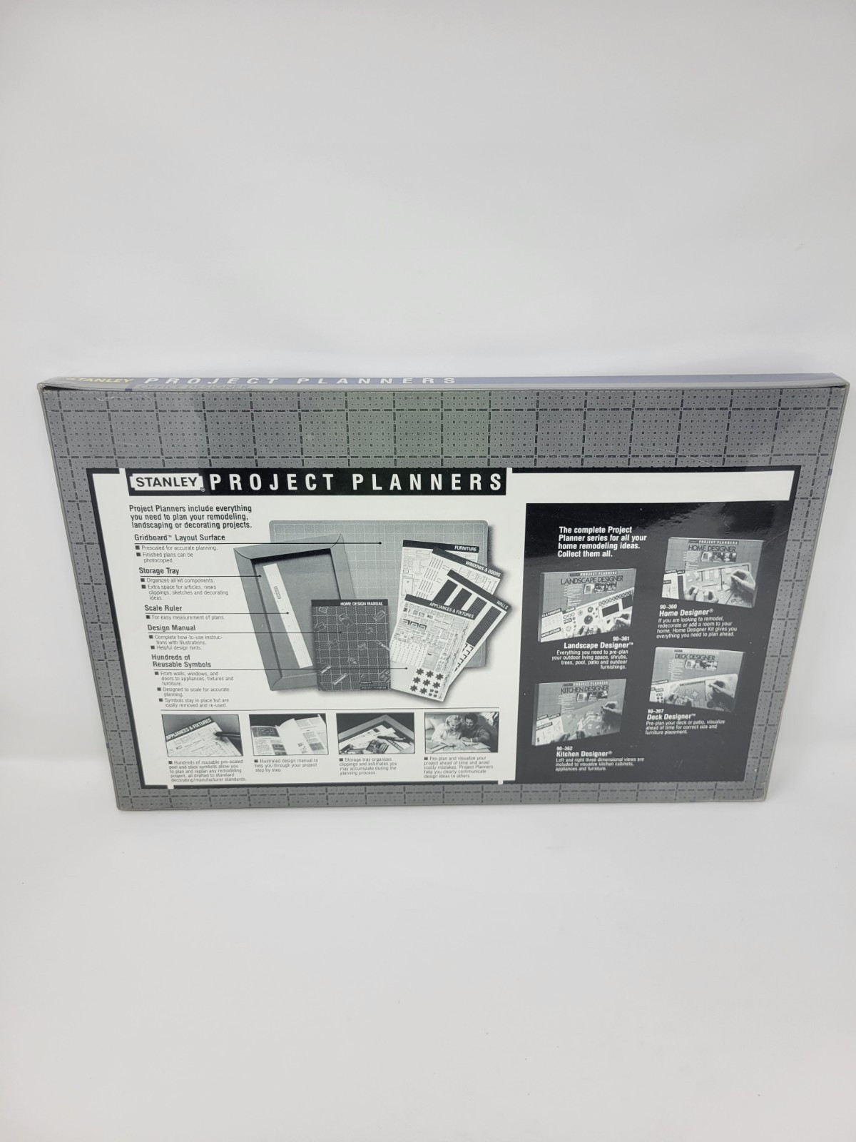 Vintage 1990 Stanley Project Planners Office Designer Scale Gridboard NEW Sealed