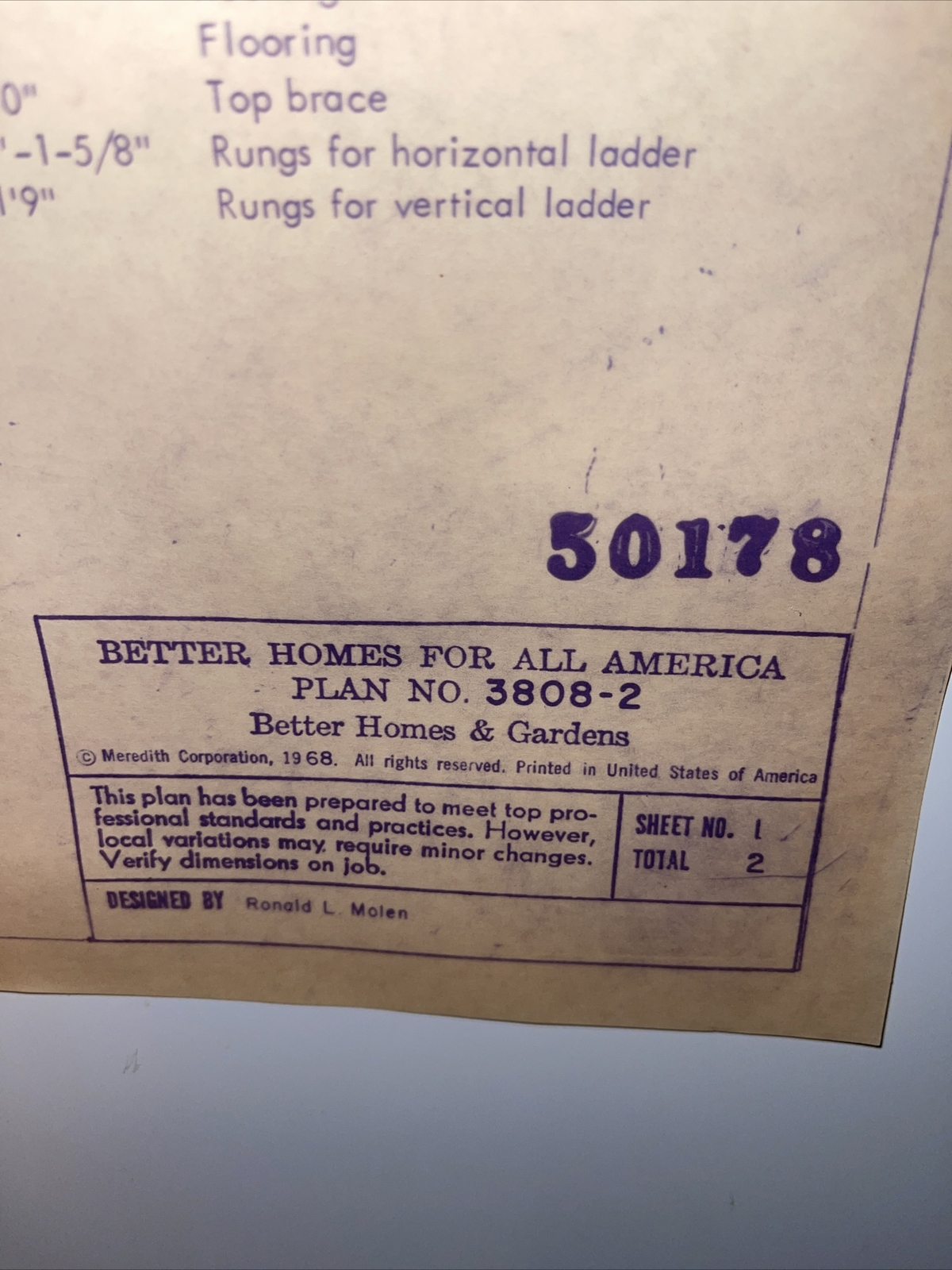 Better Homes For all America design 3808-2 50178 A-Frame play unit Build Plans