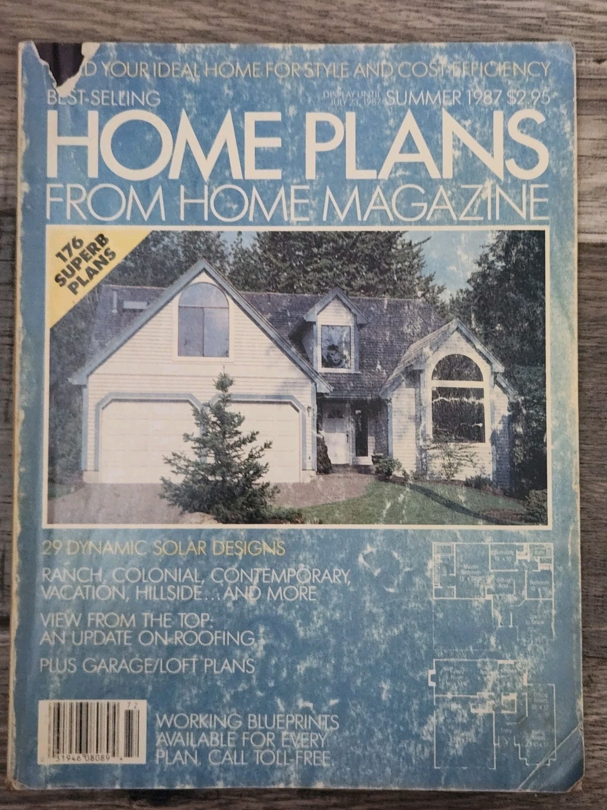 Lot Of 3 House Plan Magazines~Blueprints~Solar~Landscaping~Windows~Fireplaces~Fi