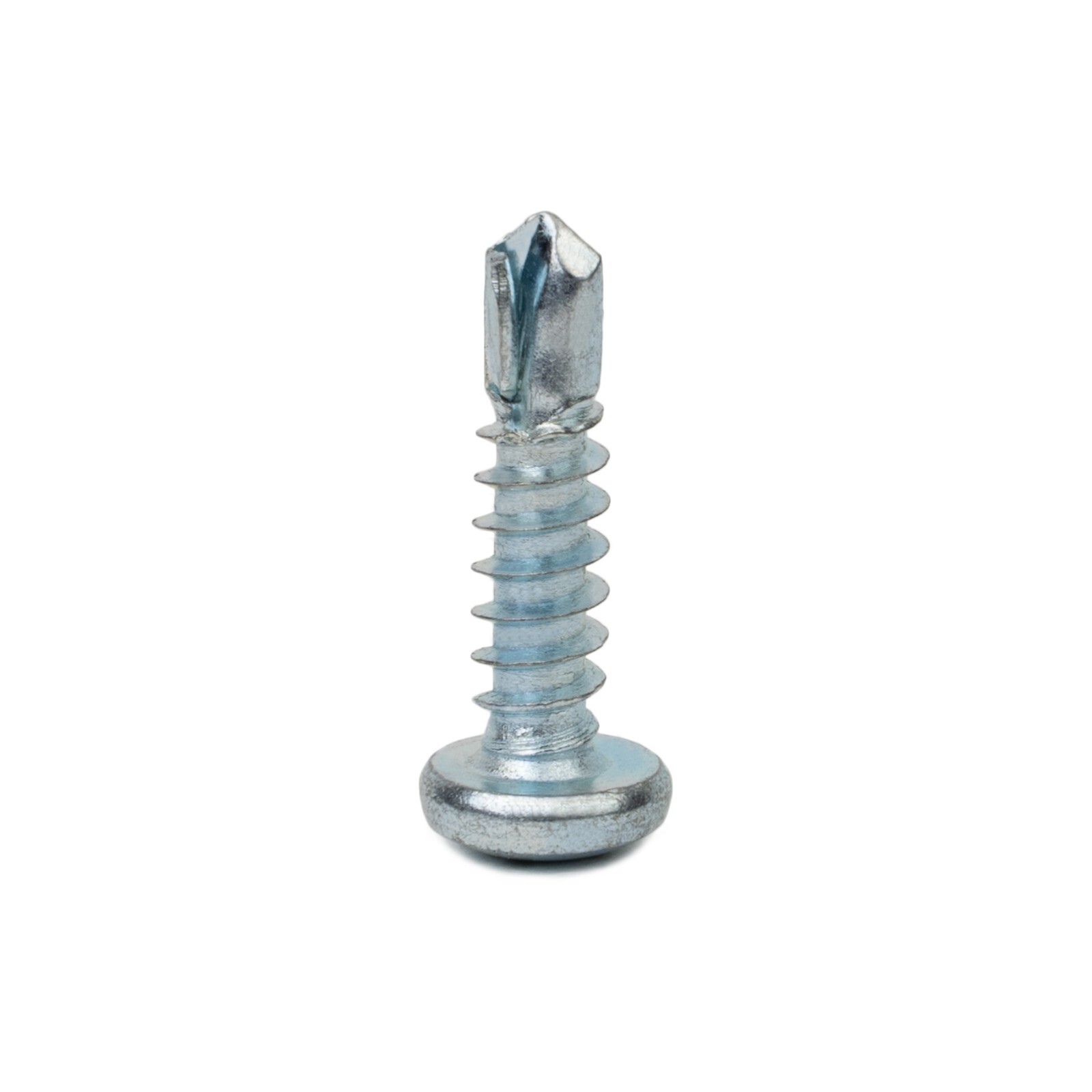1000PK, #10 x 1″ Steel Self-Drilling Screws, Pan Head Type, Phillips Drive Type