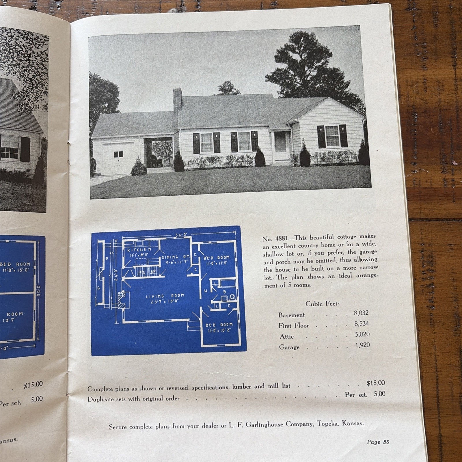 Vintage 50s MCM Mid Century Home Designs House Plans Low Budget Homes Catalog
