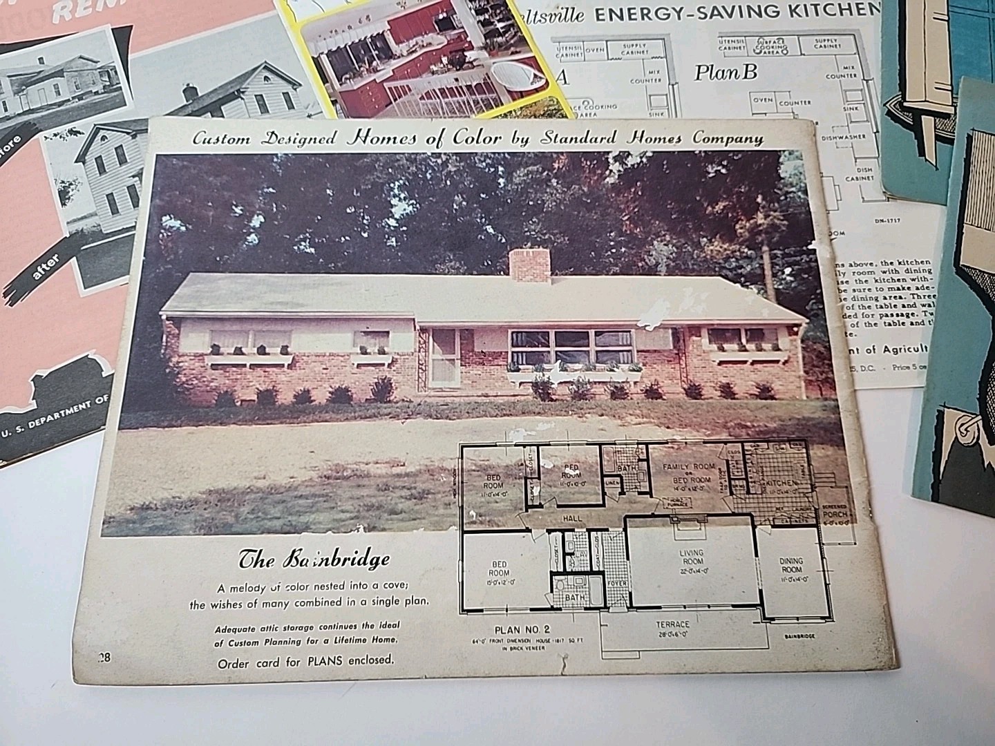 8x 40s 50s 60s Home Plans Design Catalogs Blueprints Wiring Remodeling Paint