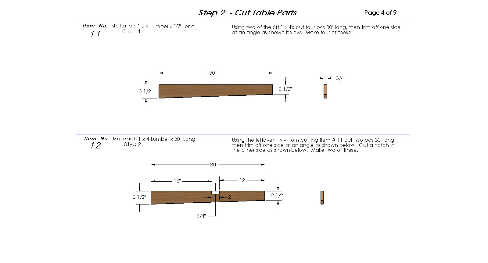 Wooden Lawn Chair Building Plans 001 – Easy to Build – Paper Plans Only