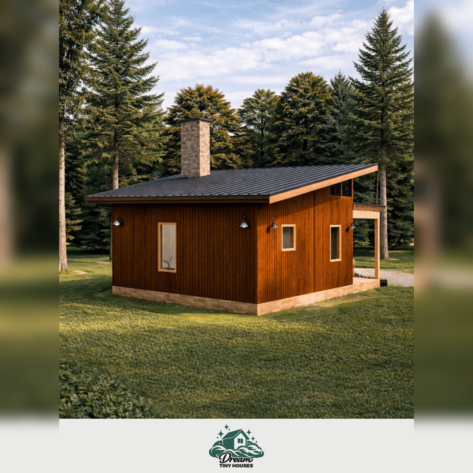 The Monadnock Tiny House Blueprint Set (CAD File + Materials List)