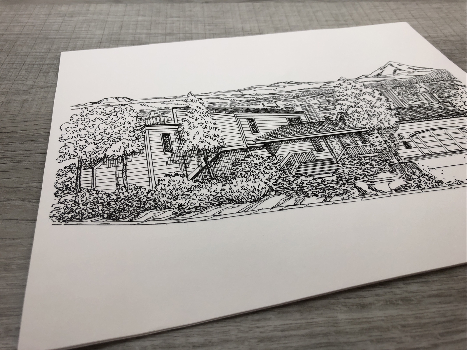 Architectural Drawings Portland Or House Design Photocopy 80s Sue Middleton