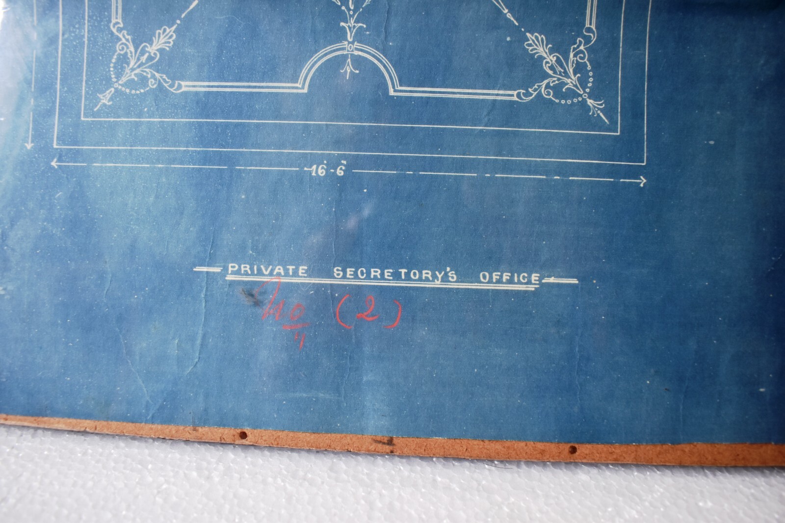 Antique Bhavindra Vilas Palace Jamnagar Architectural Plan Lay-Out First Floor»7