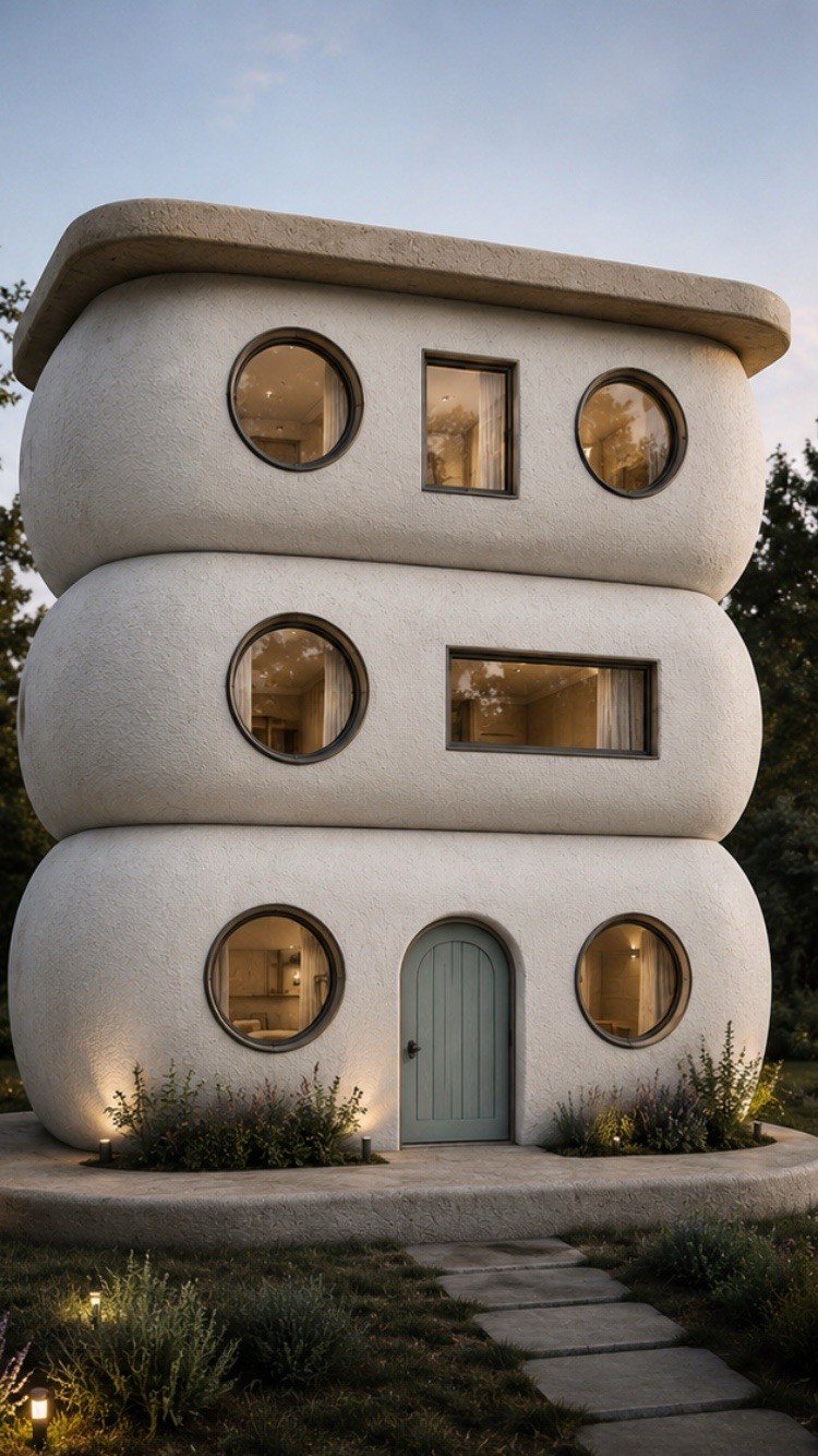 Tiny Home House Plans One Bedroom One Bathroom Three Floors