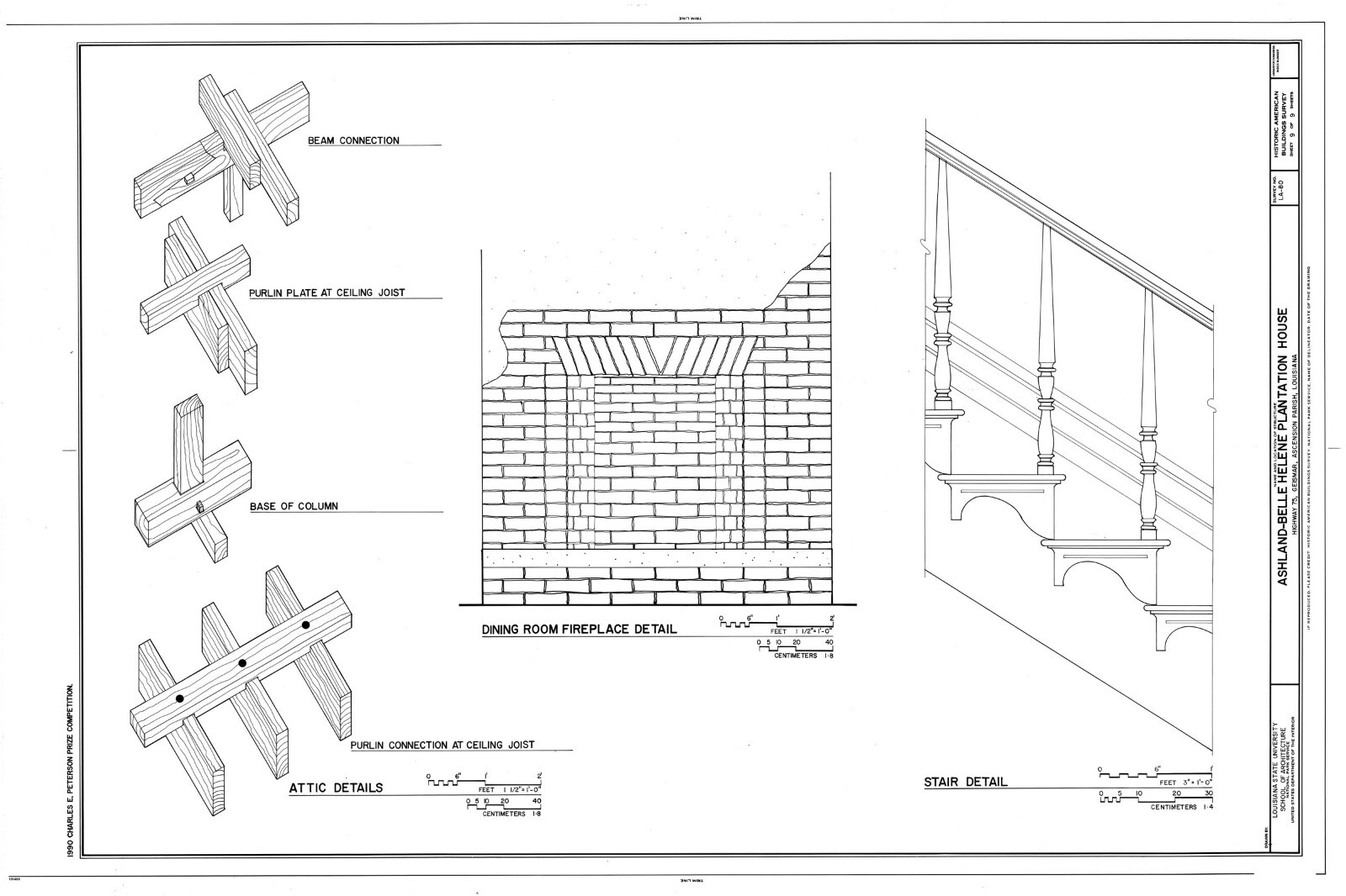 Ashland, a Historic Antebellum Plantation Home, architectural house plans