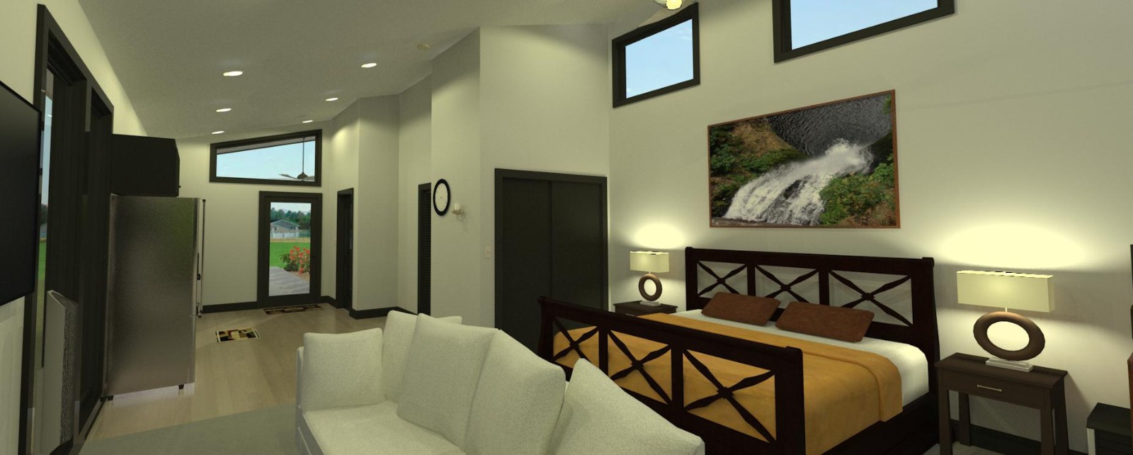 Custom Cabin Home Plans – 1 Bed 1 Bathroom 606 sqft – $75,000 (Cost to Build)