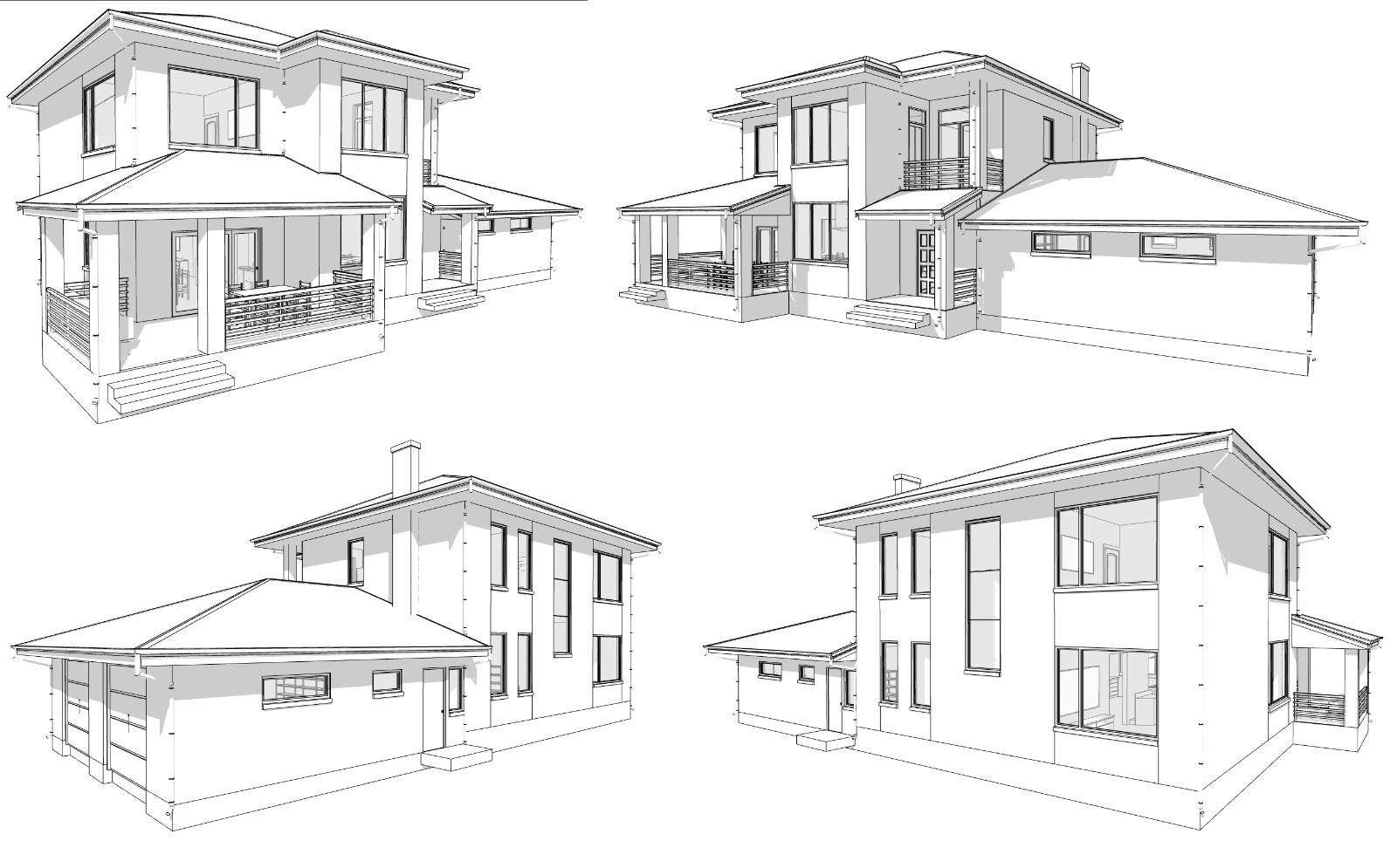 72’x42’ 3 Beds, 2 Baths Elegant Cottage Architectural Build Plans PDF Download.