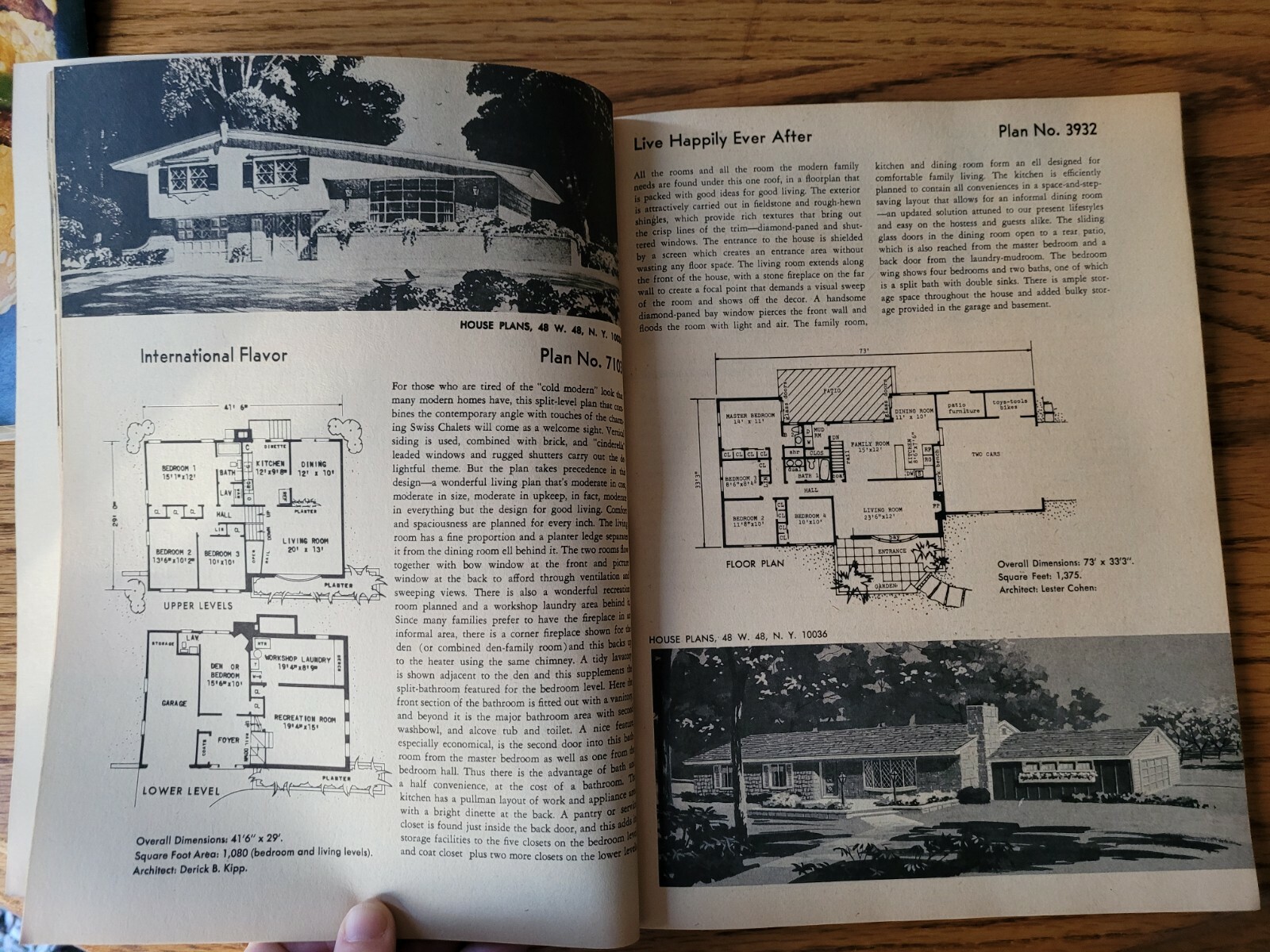 Vintage 1960s Beautiful Home Plans Magazine, Building Plans inspiration,12th Ed