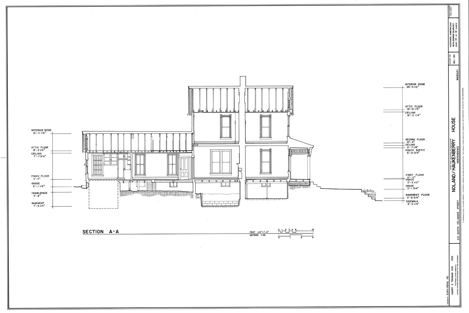 Victorian style home, wrap-around porch, 3 bedrooms, architectural prints