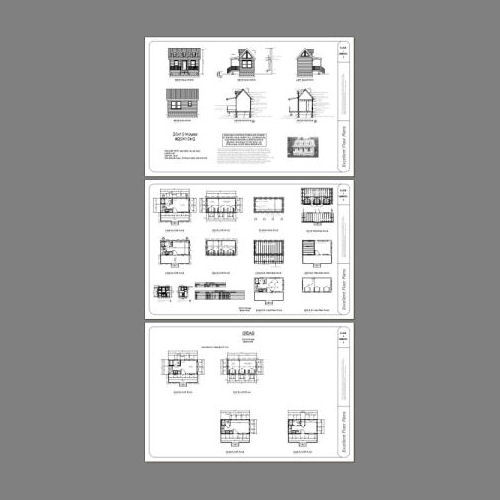 20×10 Tiny House — 281 sq ft — PDF Floor Plan — Model 2