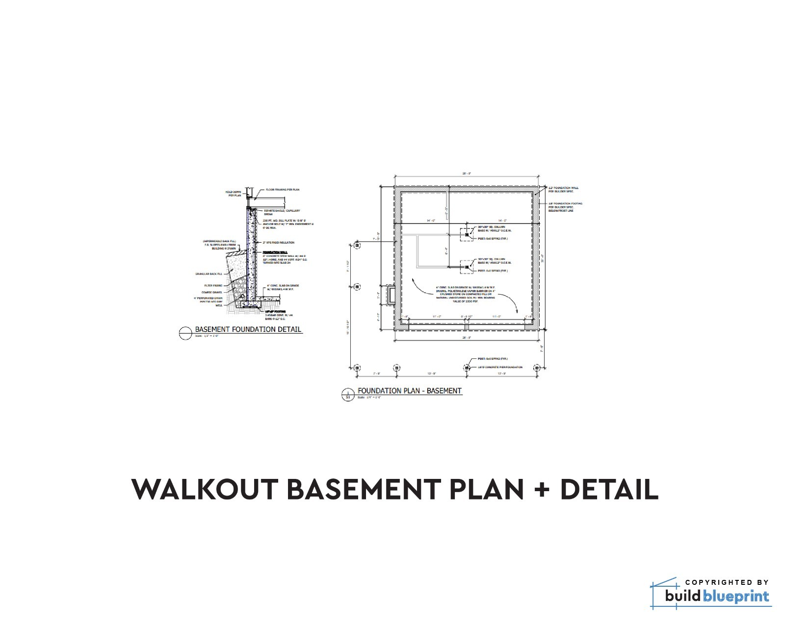 Modern 28′ x 28′ Hilltop Hideout Architectural Plans – PDF Download