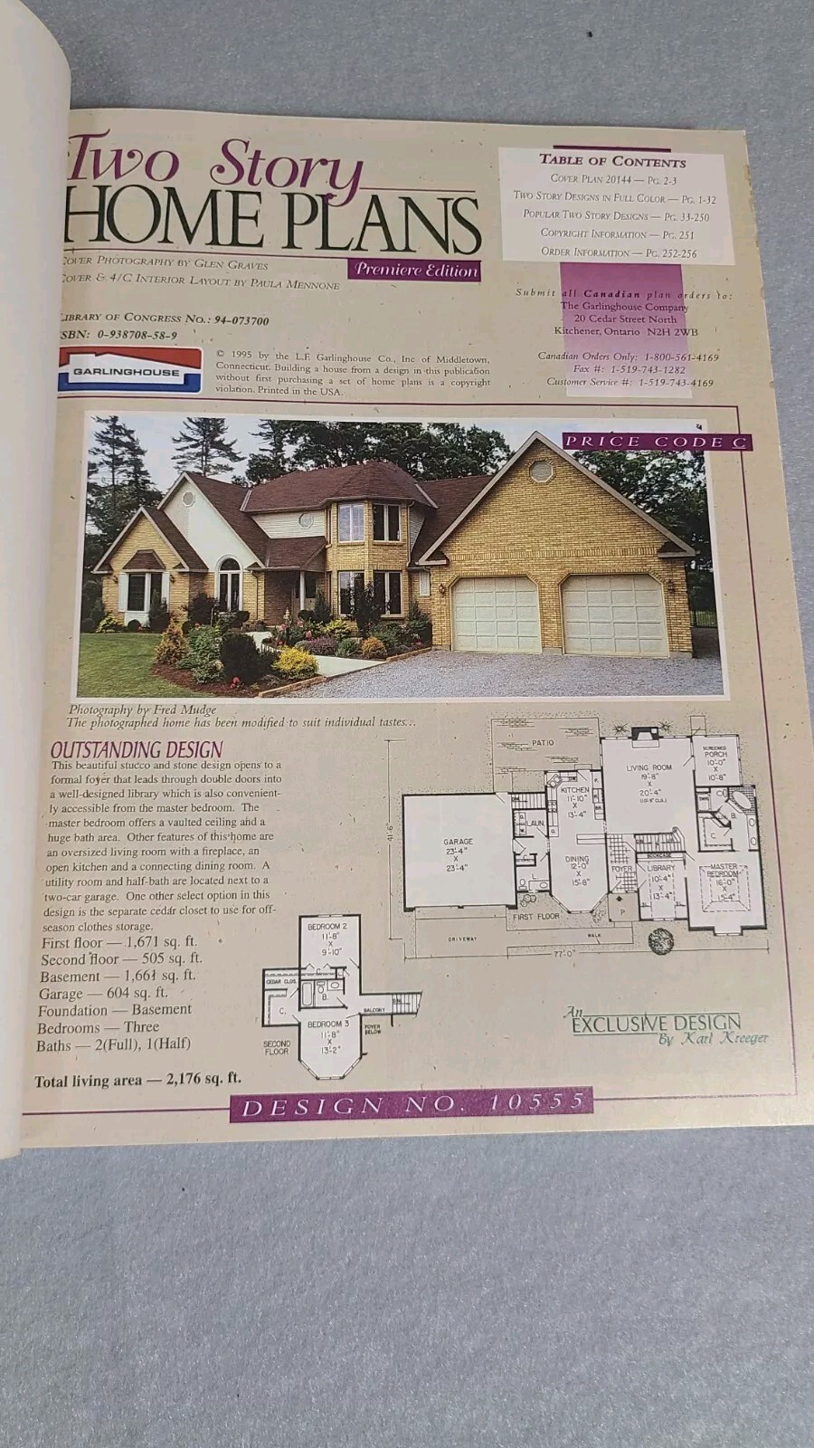 Two Story Home Plans-1995
