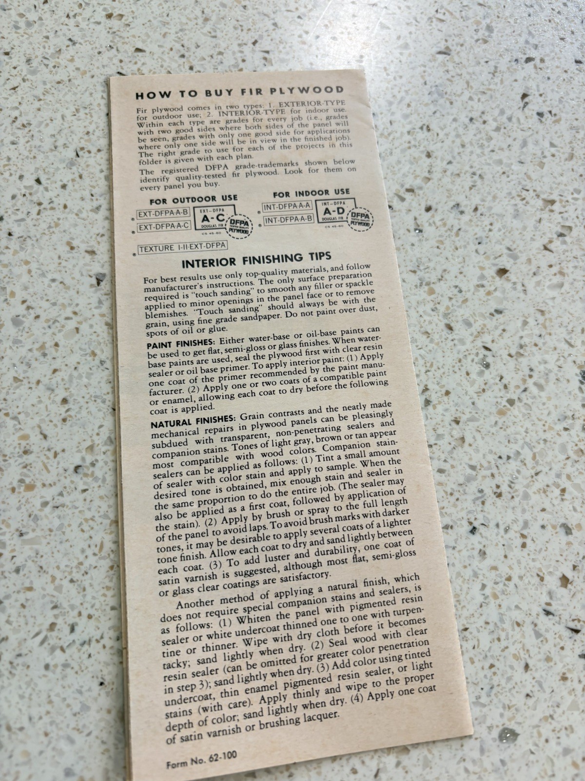 1950’s-60’s Lumber Store Handouts For DIY Projects – Blueprints – Lot Of 10