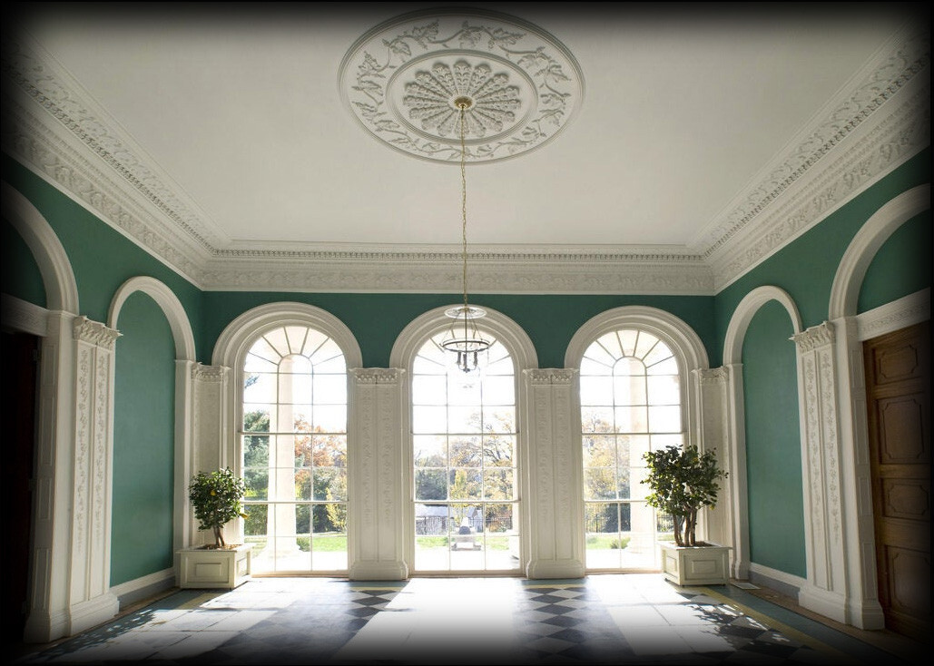 Riversdale, Calvert Mansion – Colonial American architectural plans & details