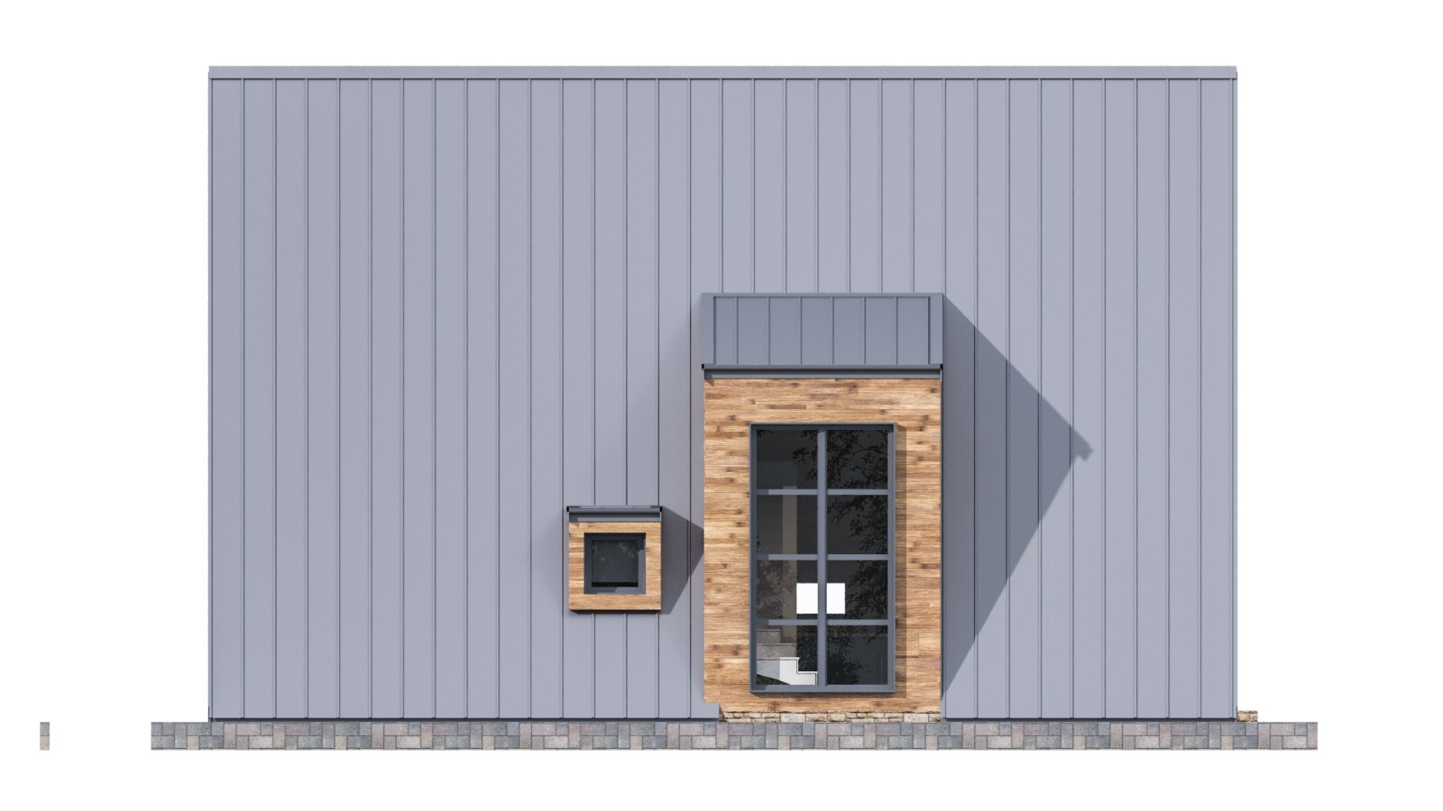 45’x32’ 3-Beds, 2-Baths Modern A-Frame Architectural House Plans PDF Download.