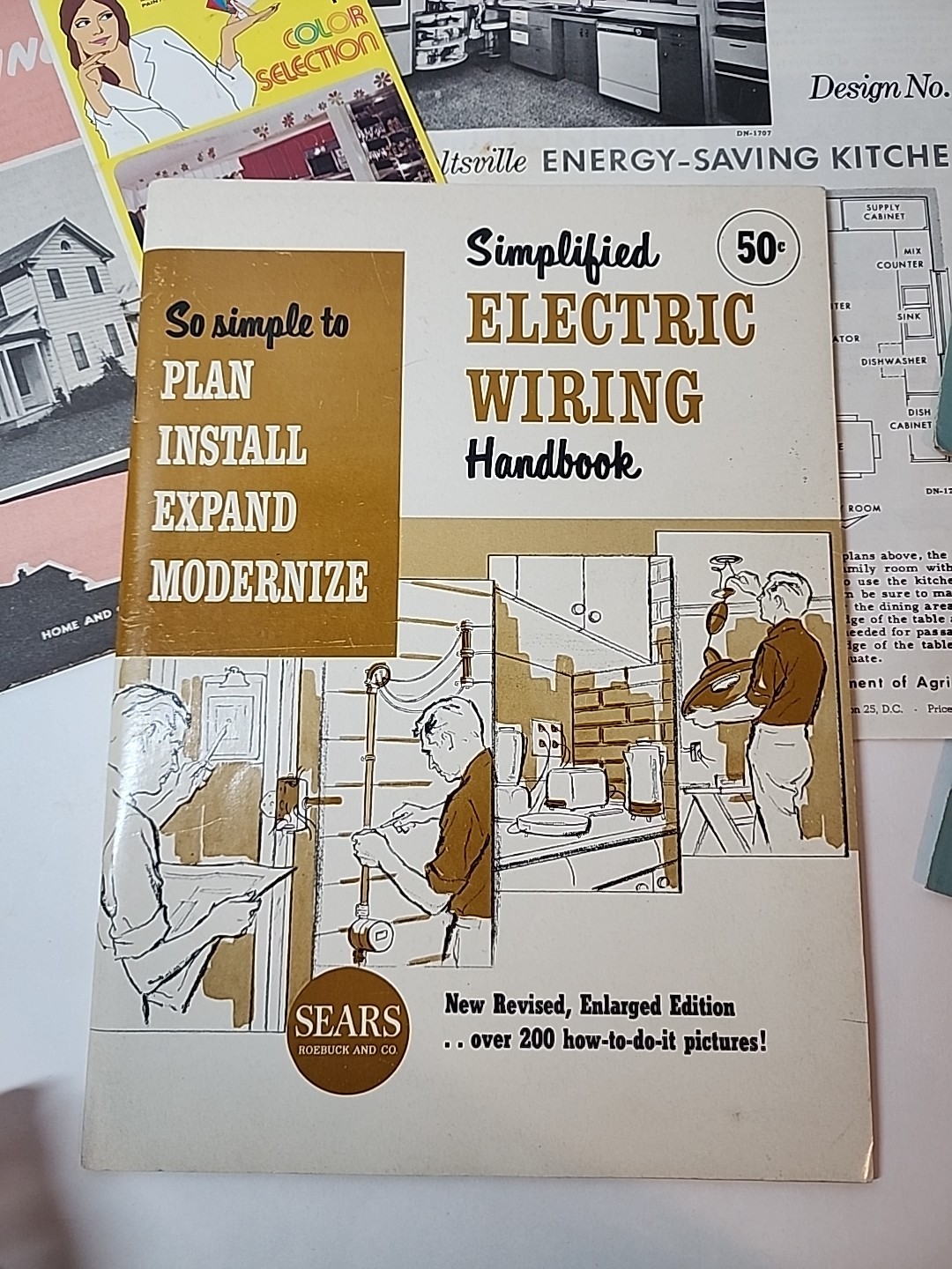 8x 40s 50s 60s Home Plans Design Catalogs Blueprints Wiring Remodeling Paint