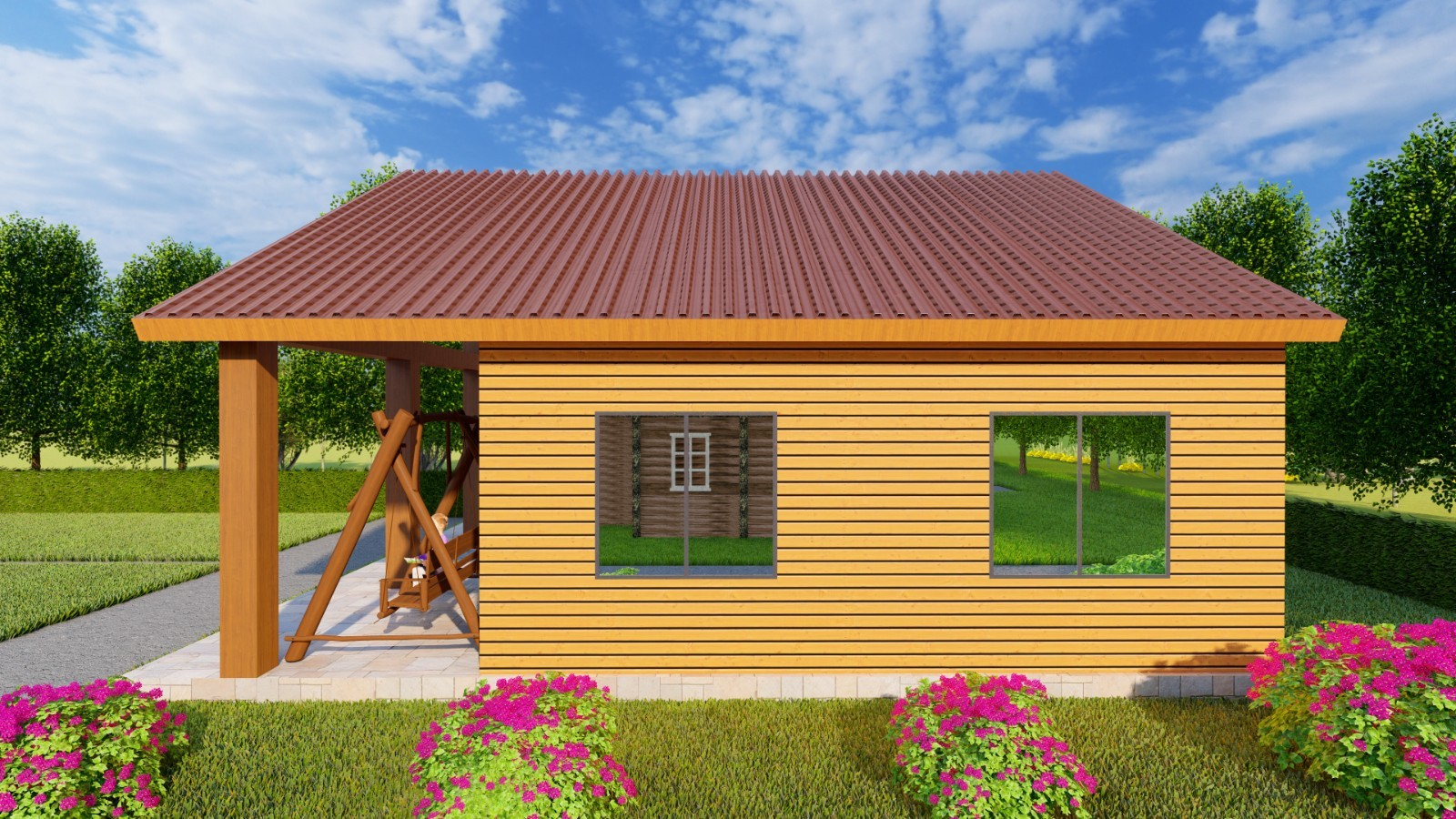 952sqft Tiny Cabin Design Blueprints: Featuring 2 Bedrooms, 1 Bathroom