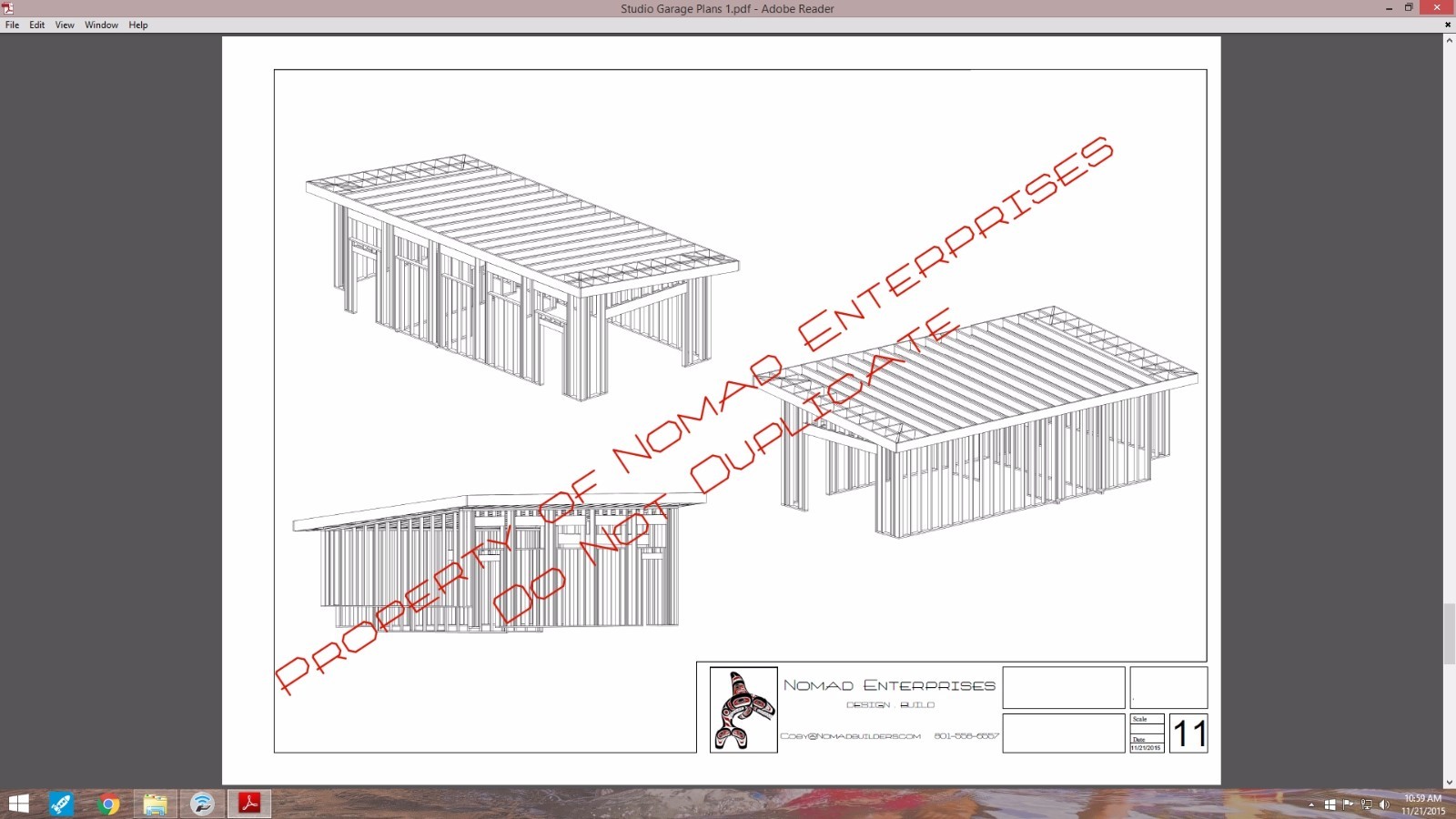 Modern Studio Garage PDF Plans Mancave Building Plan Contemporary Shed