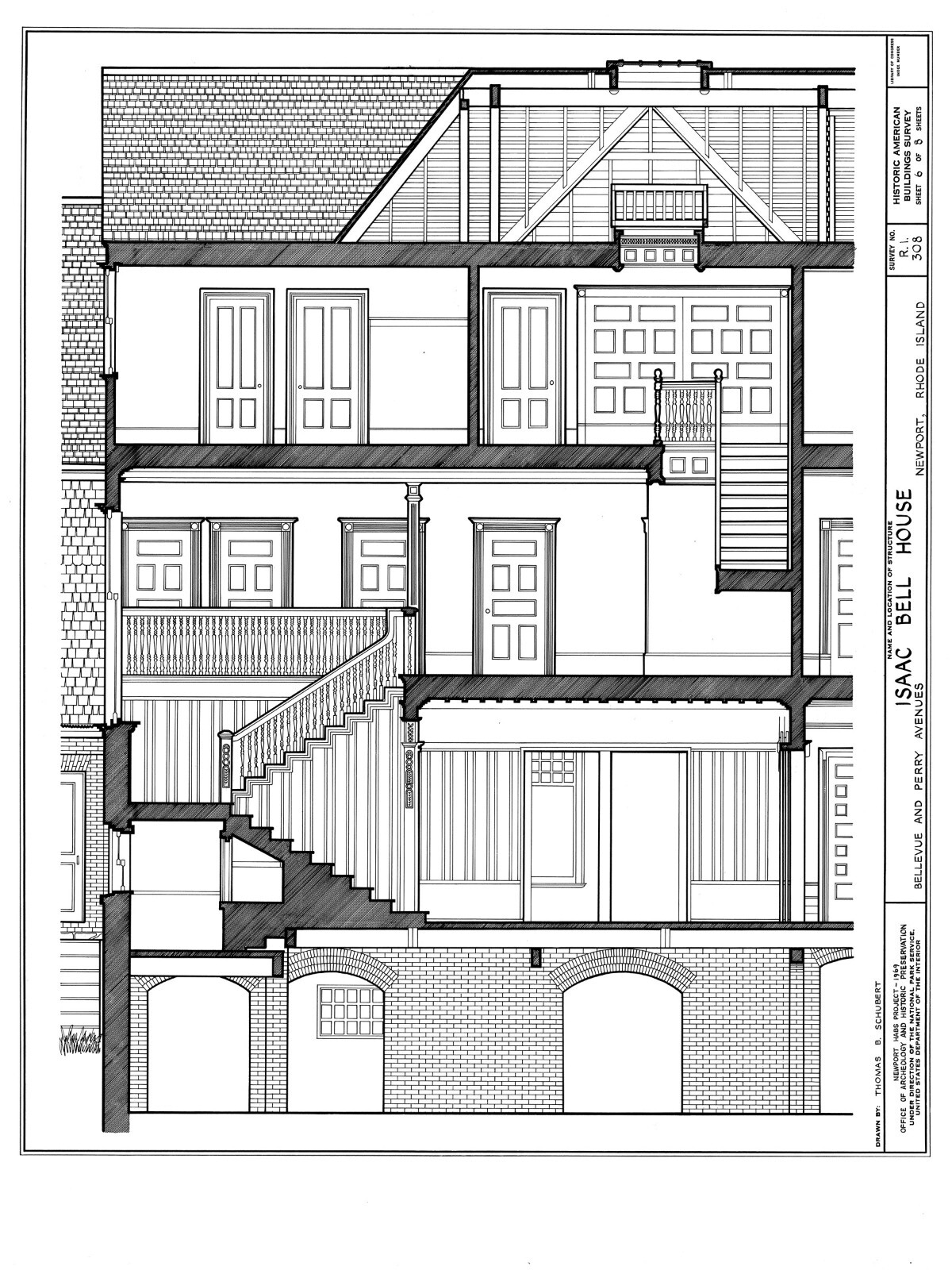 Queen Anne Shingle Style house, mansion with many bedrooms, printed home plans