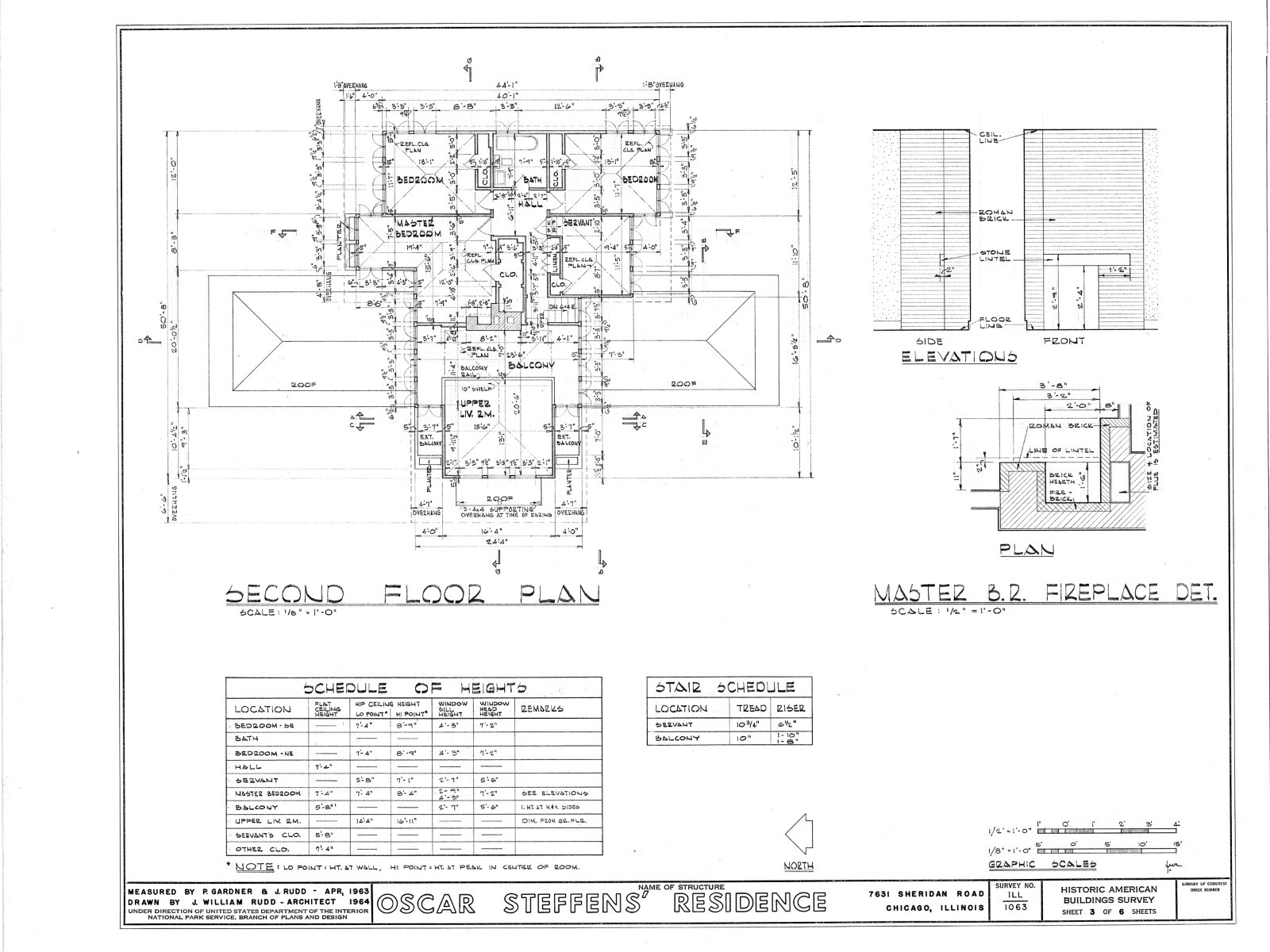 Frank Lloyd Wright’s Oscar Steffens House, Prairie Style home plans,