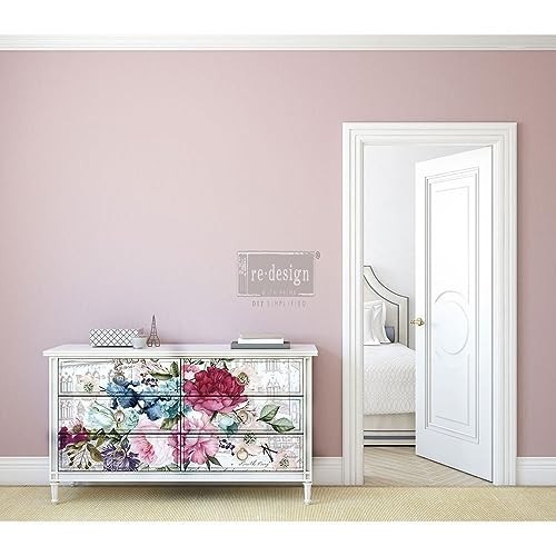 Rub On Transfer 44×30 Inch Imperial Garden Wall Furniture Decoration 6 Sheets
