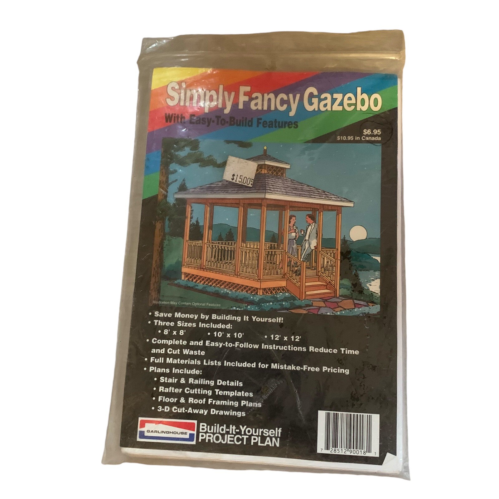 New Vintage Build It Yourself Simply Fancy Gazebo Garlinghouse Project #90018