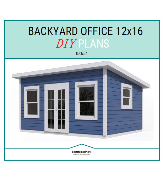Lot of 14 Garden Shed & Backyard Office DIY Plans and Build Guide | DIY Instruct
