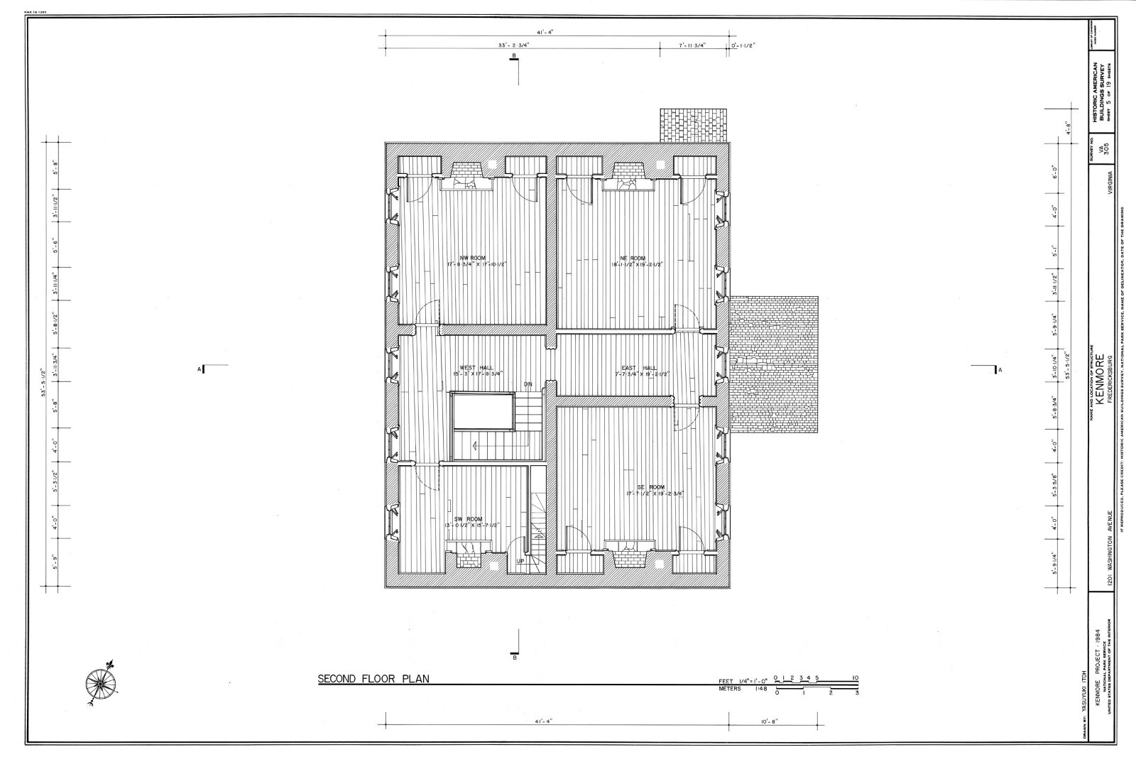 Kenmore Plantation, traditional colonial house, 4+ bedrooms, printed home plans