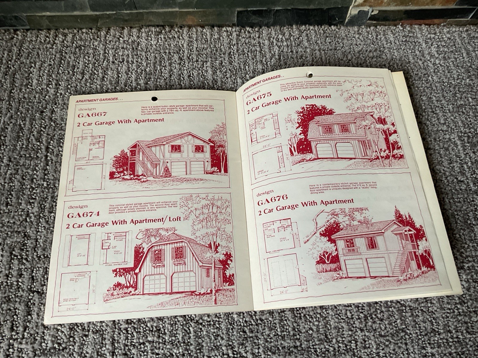 Vintage Ne U Designs Garage Plans Book
