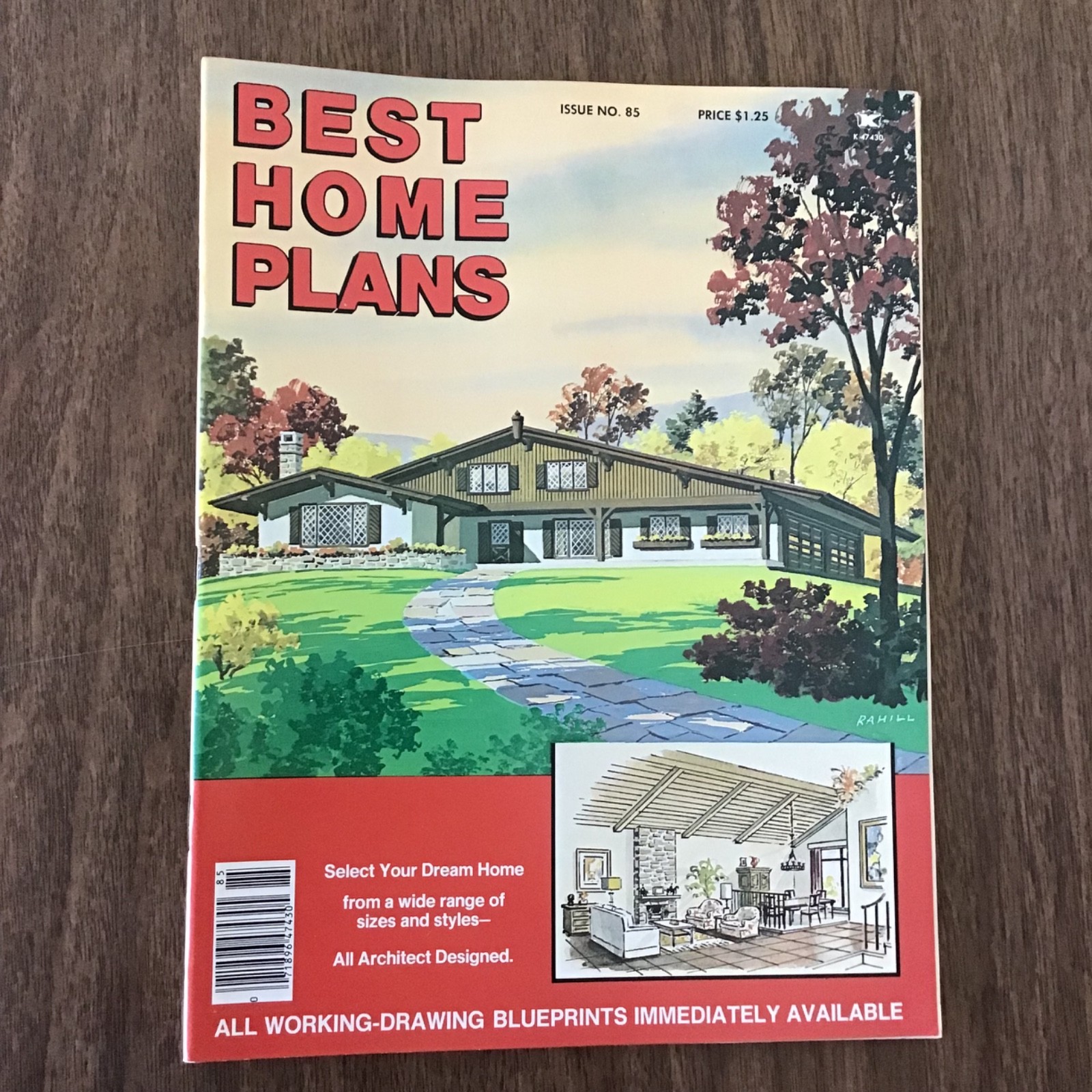 1982 YEAR Vintage Contemporary BEST Home Plans HOUSE Floor Plans Book SEE INDEX