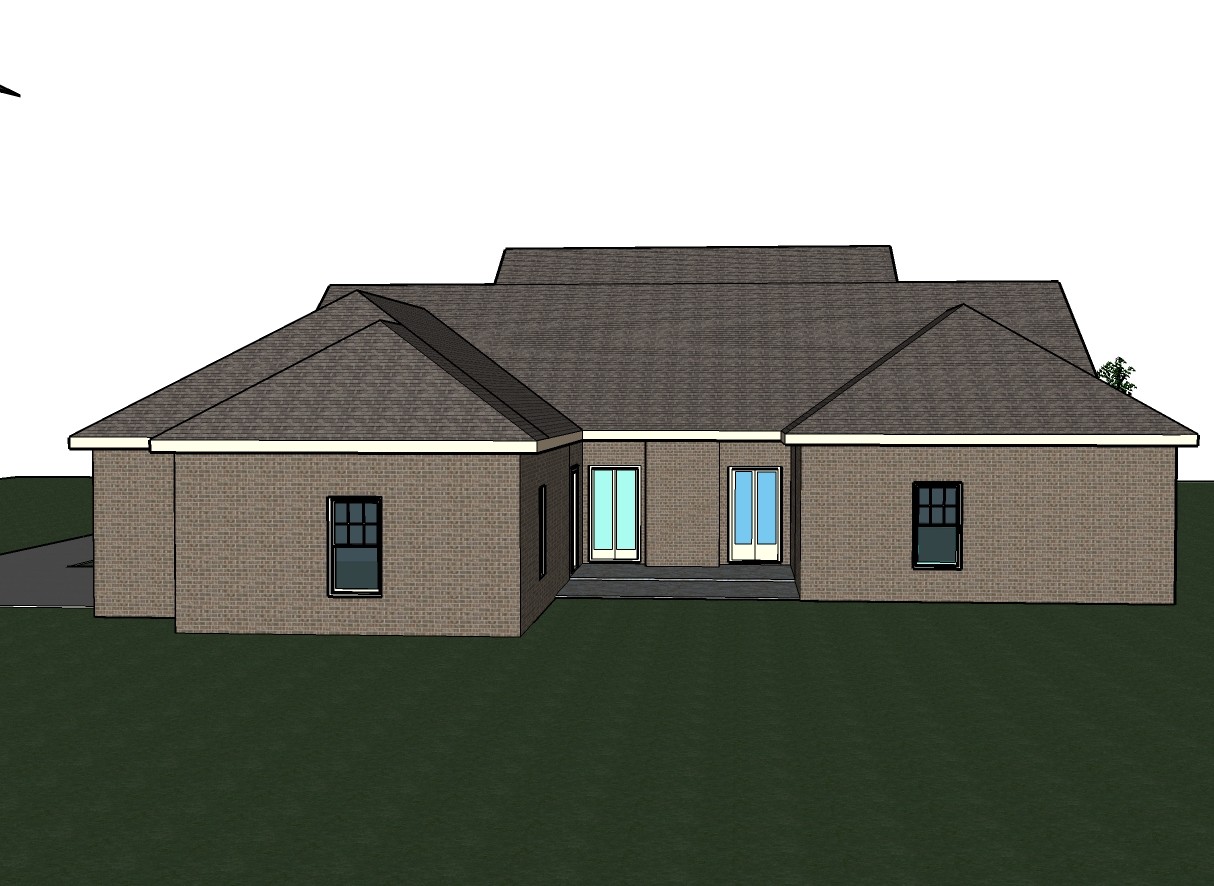 Abbigale 2161G 5 ALL BRICK home, house plan 4 beds, 2.5 baths PDF