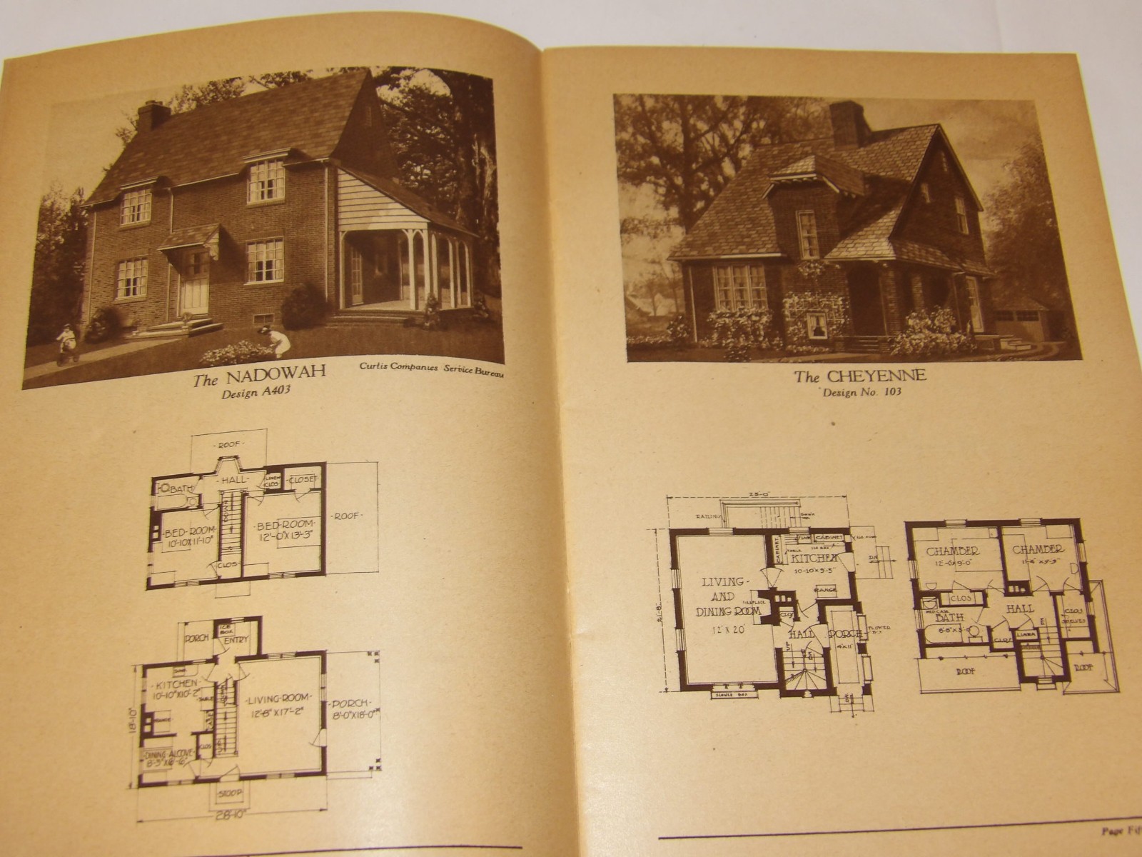 VTG 1924 ’62 BRICK HOMES YOU CAN AFFORD’ CATALOG OF HOUSE PLANS! PHOTOS/LAYOUTS!