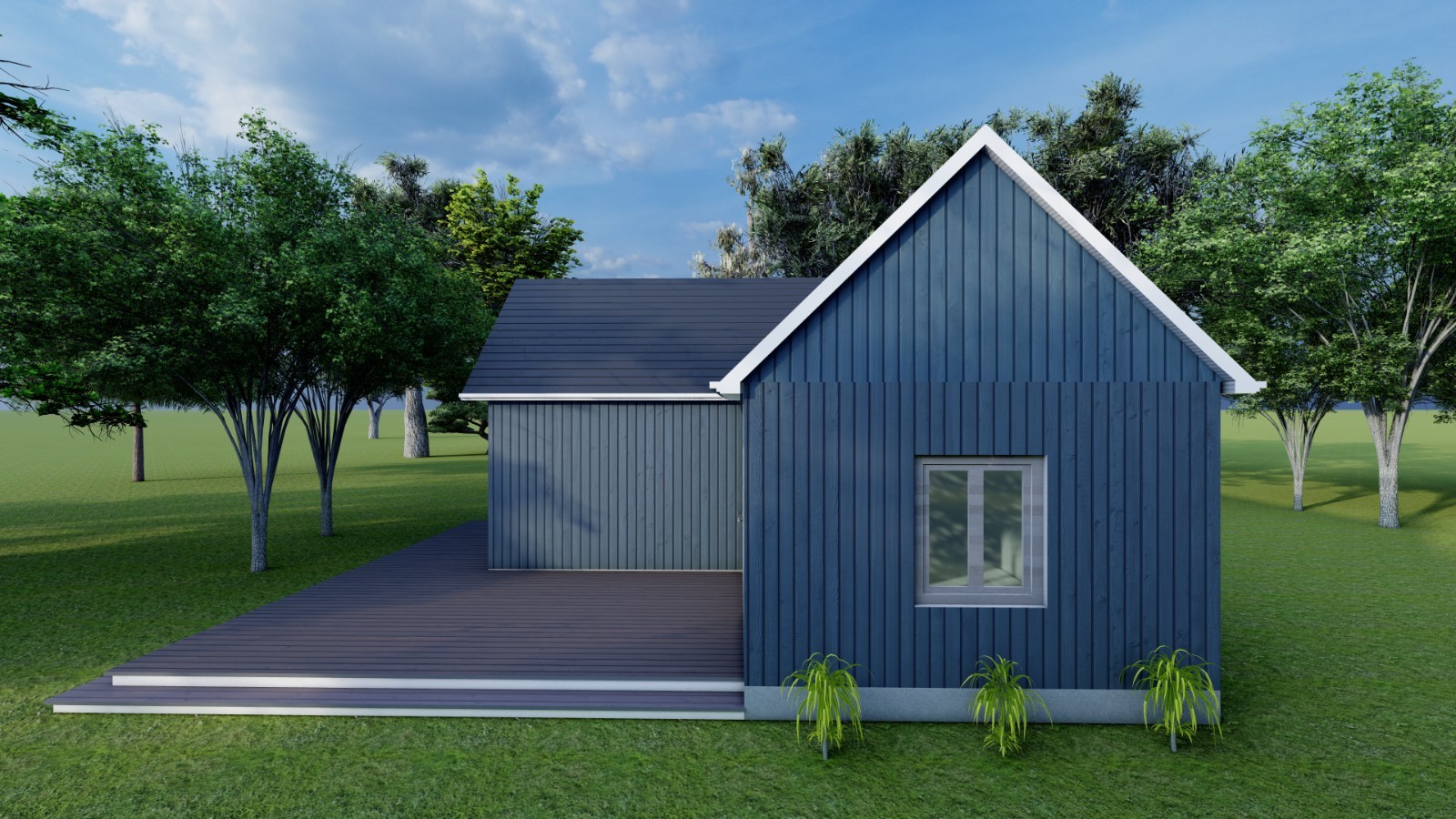 397 Sq Ft One-Bedroom Home ADU Plans