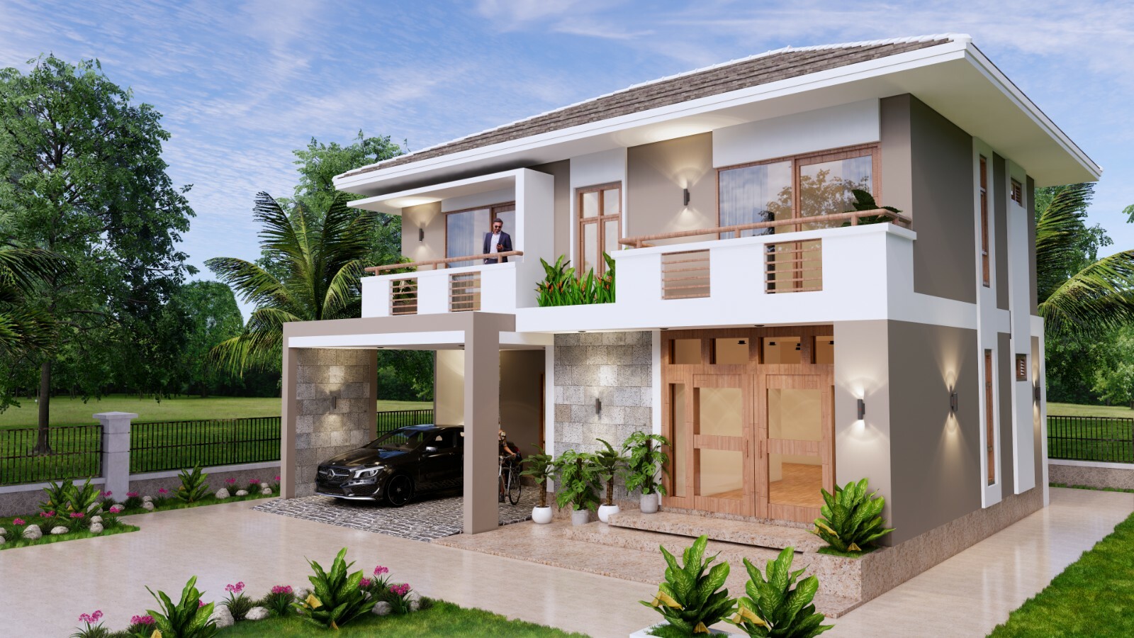 38×30 House Design Plan 11.5×9 Meter with 3 Bedrooms Full PDF (A4 Hard Copy)