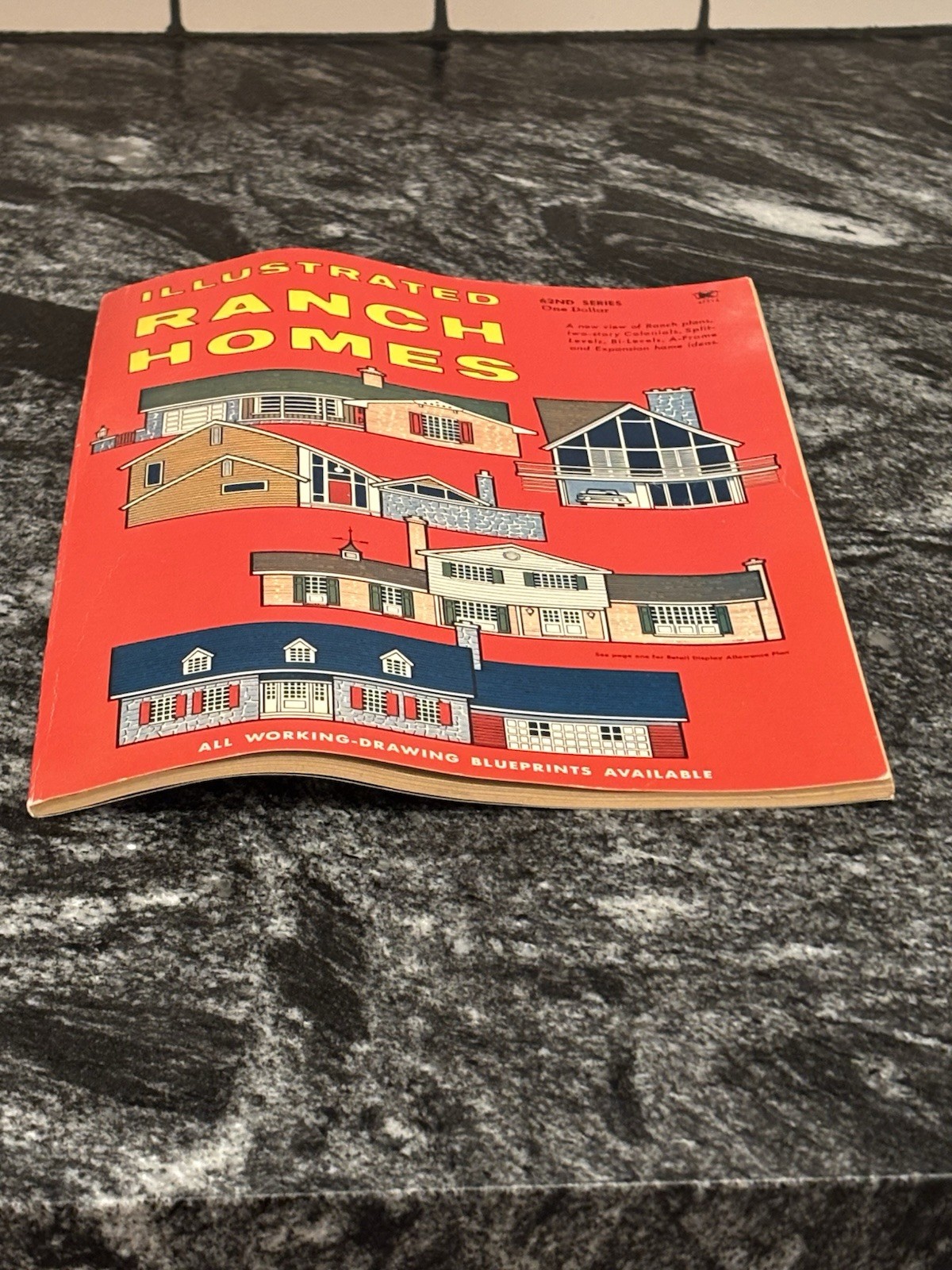 Vtg 1975 Illustrated Ranch Homes 62nd Edition Building Plans Blueprints Magazine