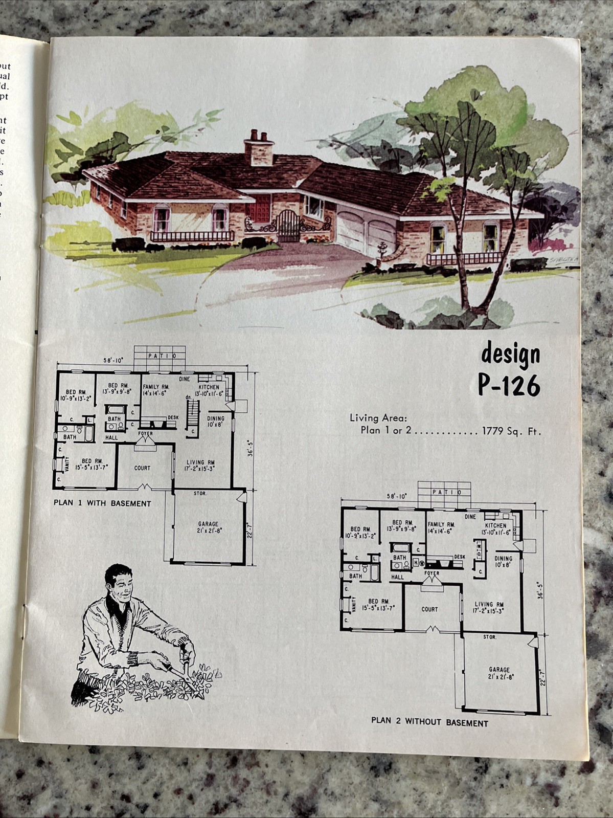 Vintage 1972 MCM Home Plans Design Catalog Blueprints Ranch Split-Level Houses