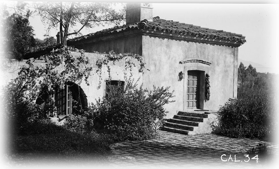 Southwest style architectural house plans, adobe home, tile roof, PRINTED PLANS