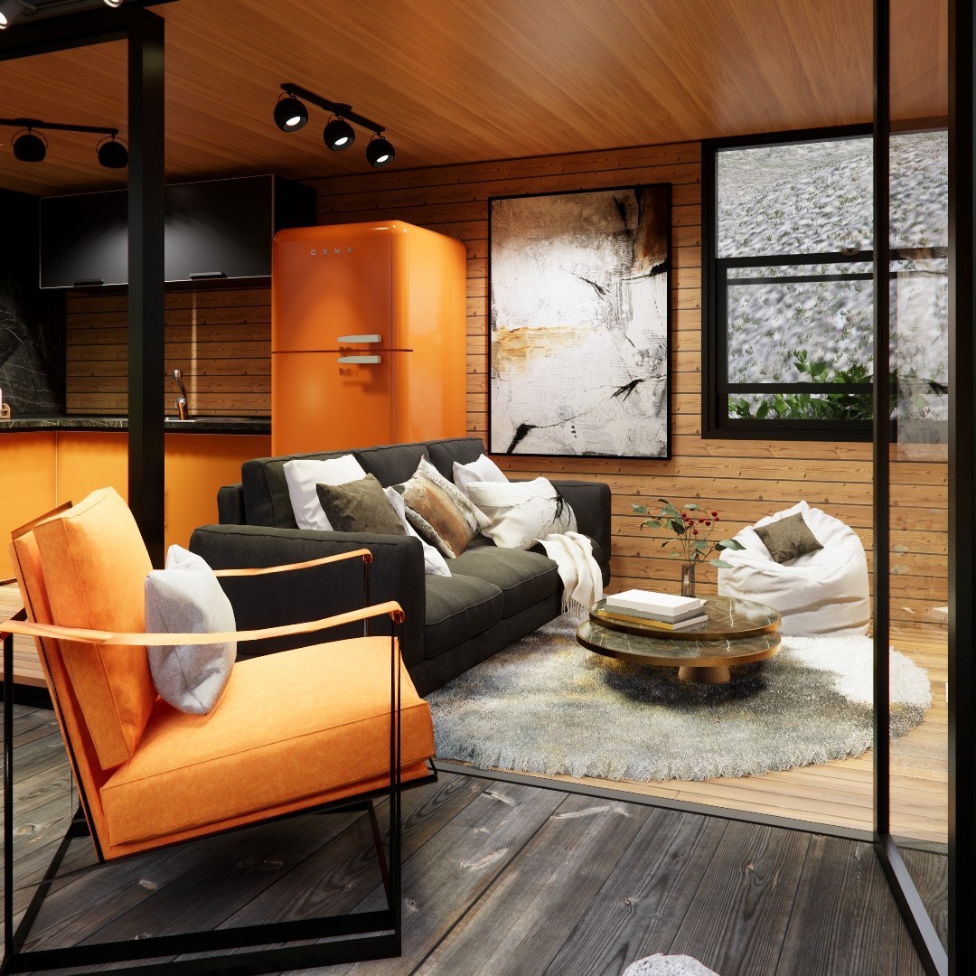 Container house plans – 1 bedroom – 1 bathroom – Digital PDF File