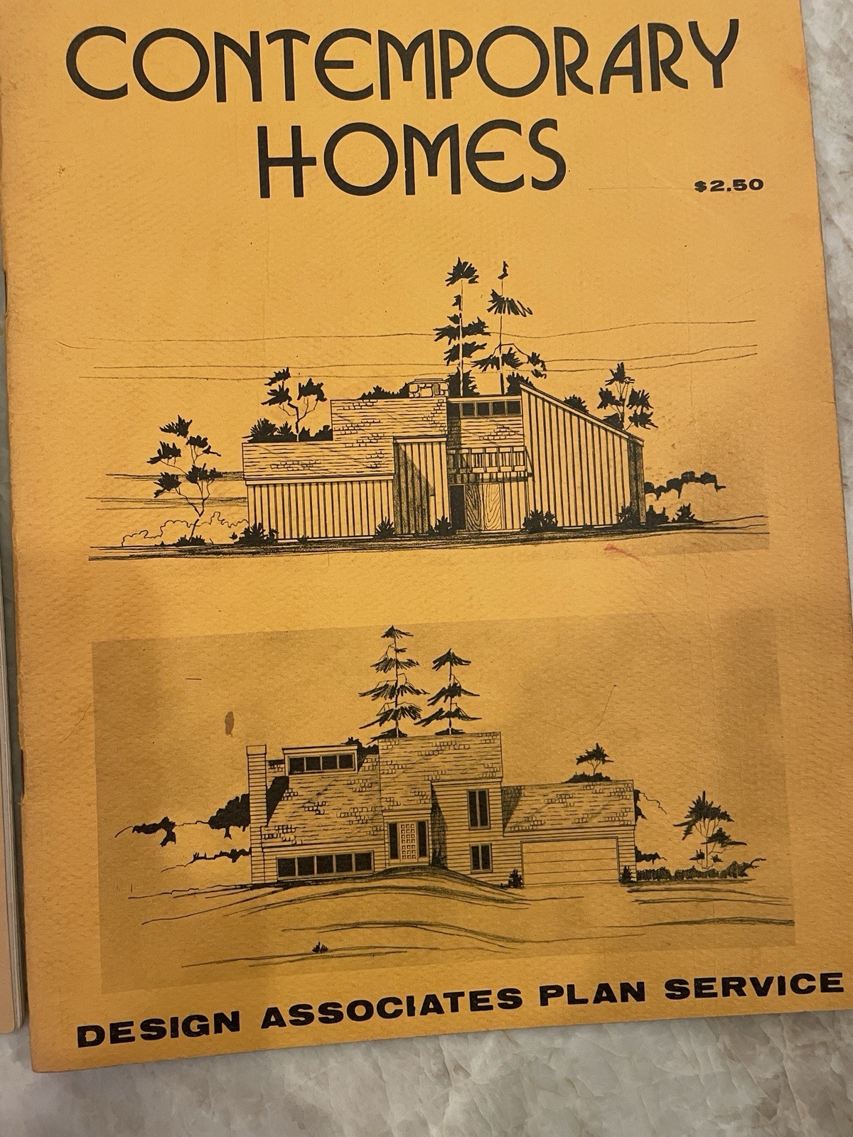 Two Vintage Contemporary House Plan Books From The 1970s Corley Plans And Design