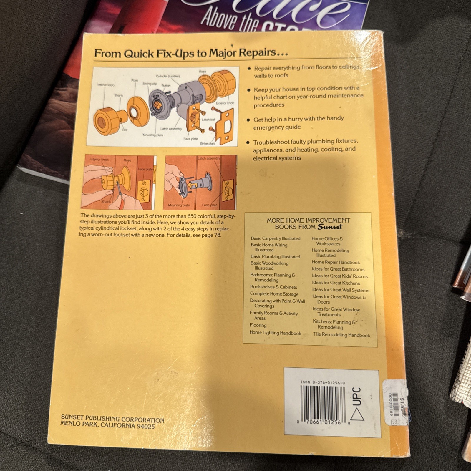 NEW Home Repair Handbook by SUNSET for Home Improvements by LANE 