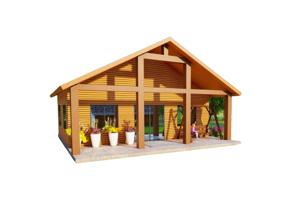 952sqft Tiny Cabin Design Blueprints: Featuring 2 Bedrooms, 1 Bathroom