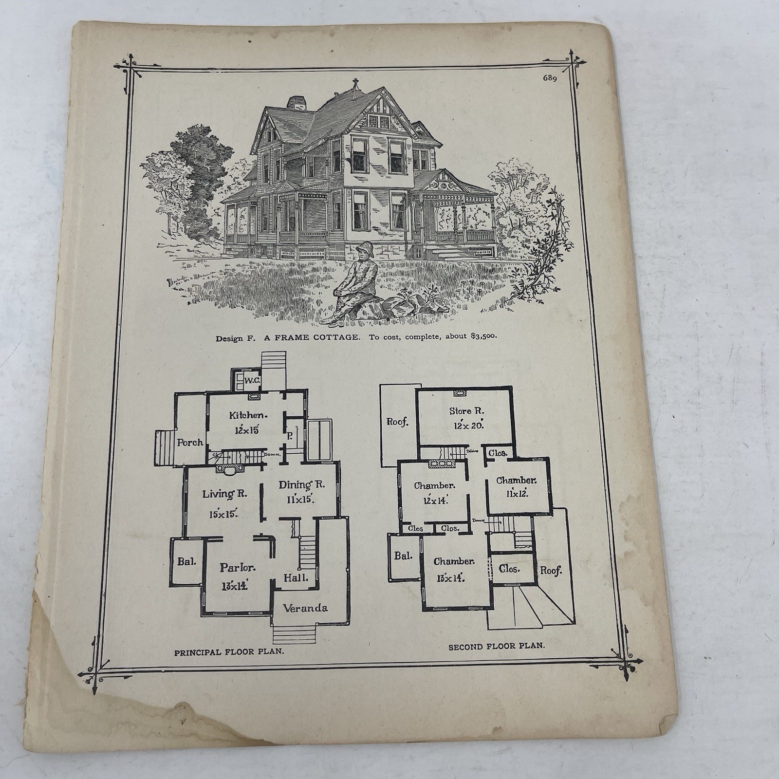 Antique Frame Cottage House Plans 1900 Floor Plans Architectural Designs