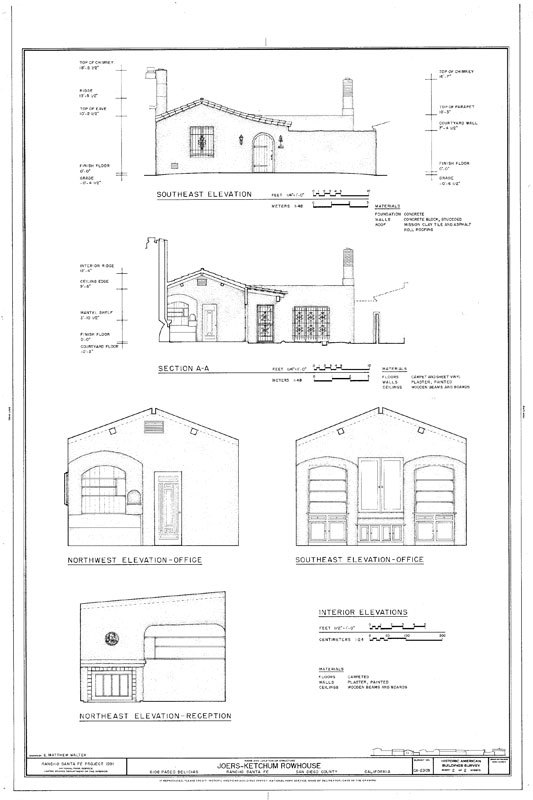 6 beautiful Southwest style home plans from the 1920s by Architect Lillian Rice